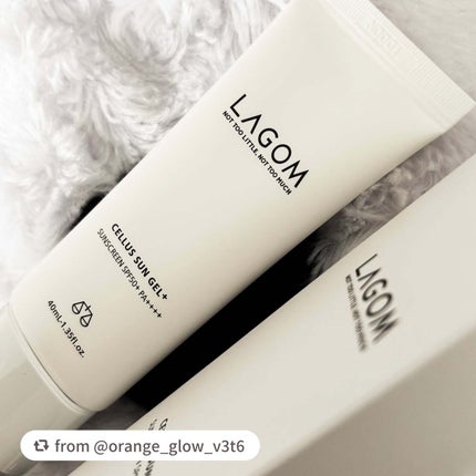 サンジェル プラス SPF50+ PA++++/LAGOM /日焼け止めジェルを使ったクチコミ(1枚目)