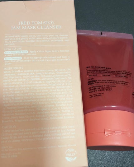 レッドトマトジャムマスククレンザー/FULLY/洗顔フォームを使ったクチコミ(3枚目)