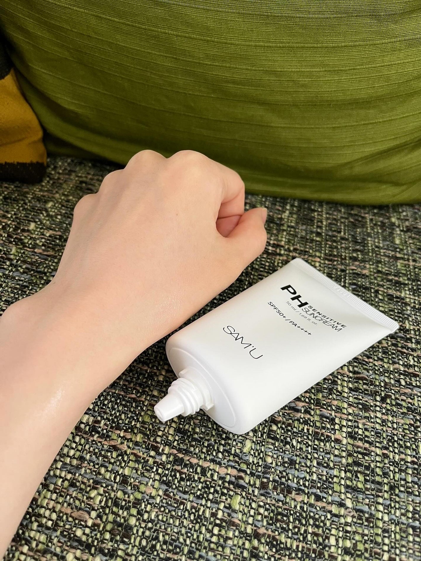 サミュ PHセンシティブサンクリーム/SAM'U/日焼け止めクリームを使ったクチコミ(4枚目)