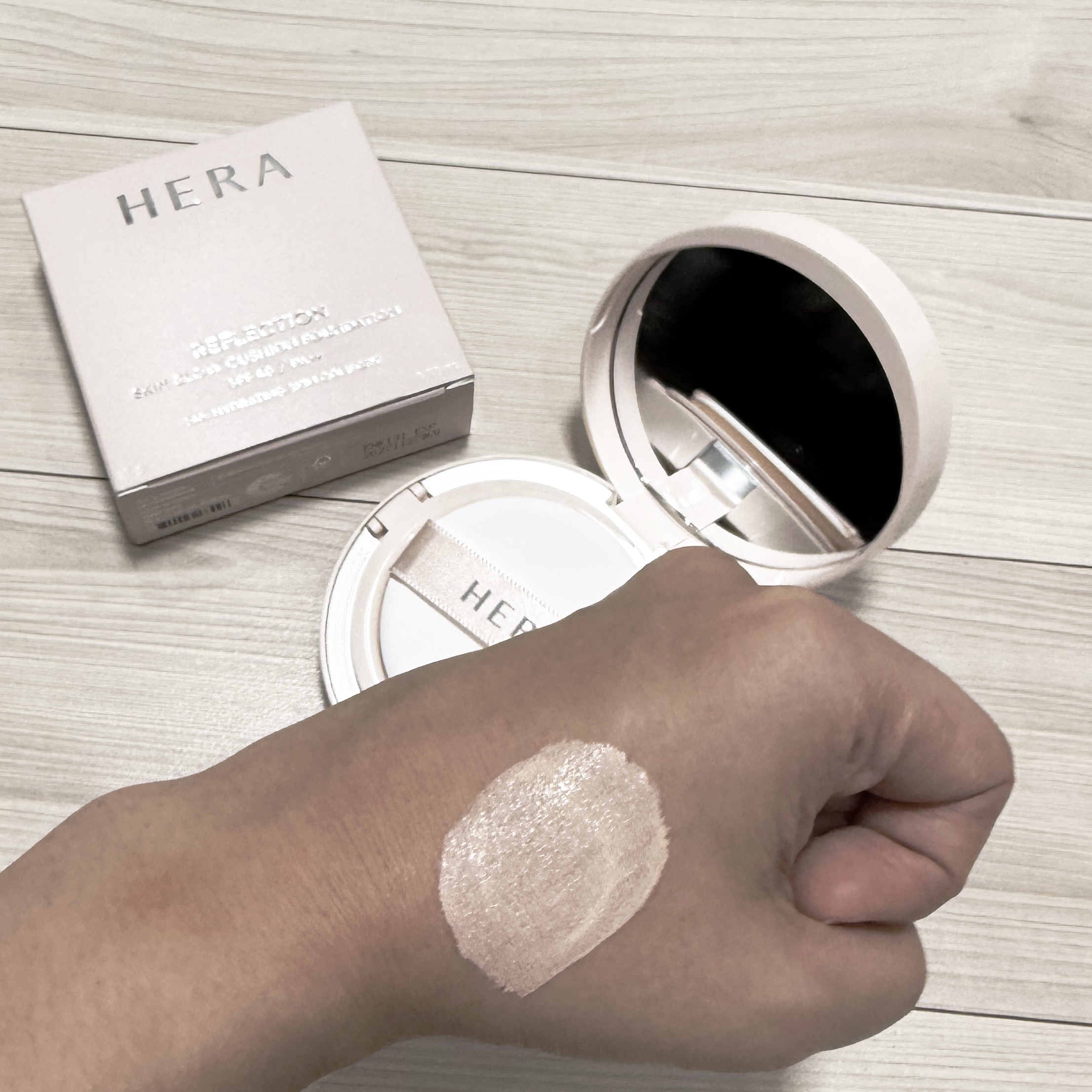 リフレクション スキン グロウ クッション ファンデーション/HERA/クッションファンデーションを使ったクチコミ（3枚目）