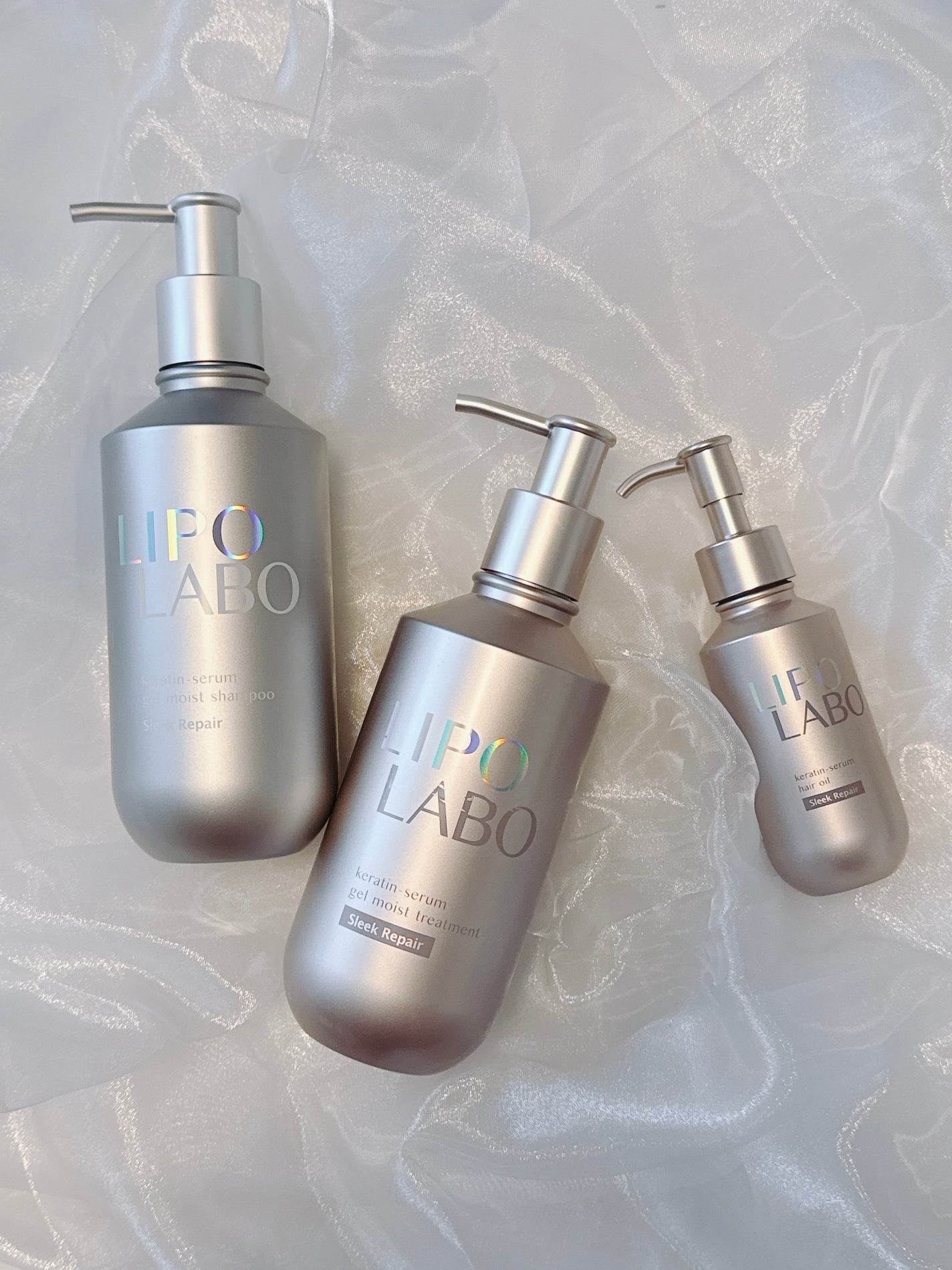 リポ ラボ ケラチンセラム ジェルモイスト シャンプー /トリートメントスリークリペア*/LIPO LABO/市販シャンプーを使ったクチコミ(3枚目)