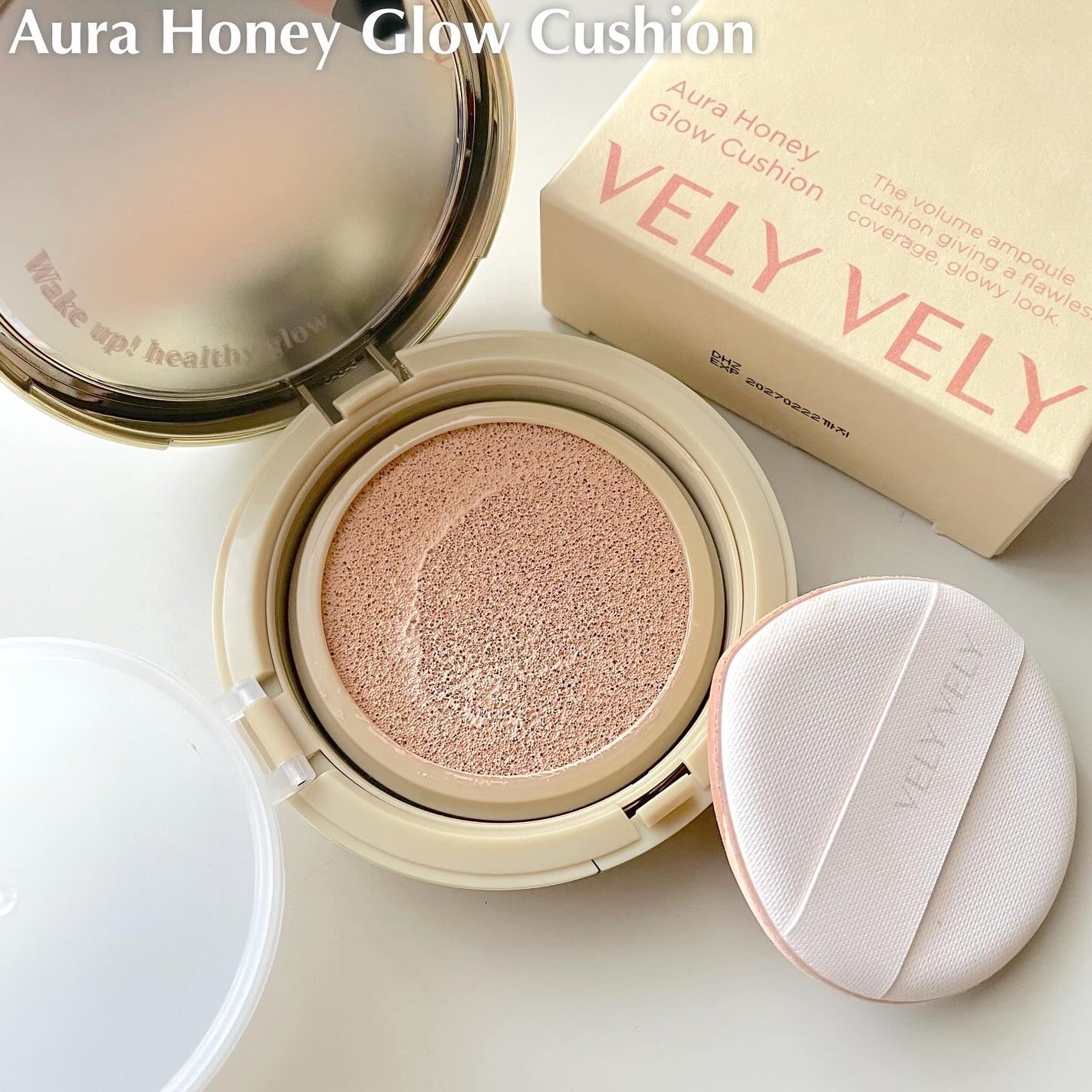はちみつツヤ肌クッションファンデ/VELY VELY/クッションファンデーションを使ったクチコミ(2枚目)