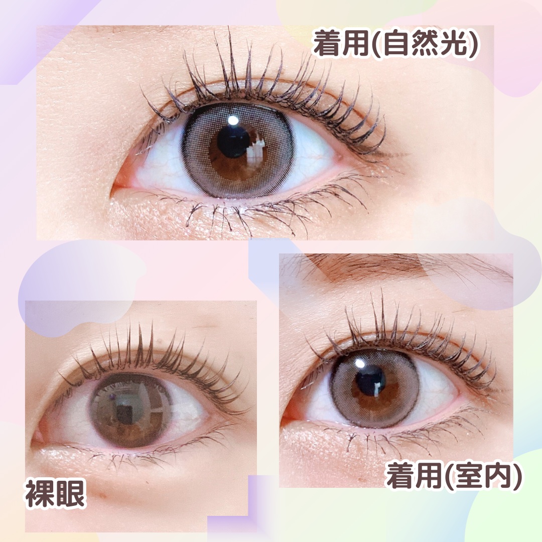 エンジェルアイズツーウィークUVM/Angel Eyes/カラーコンタクトレンズを使ったクチコミ（3枚目）