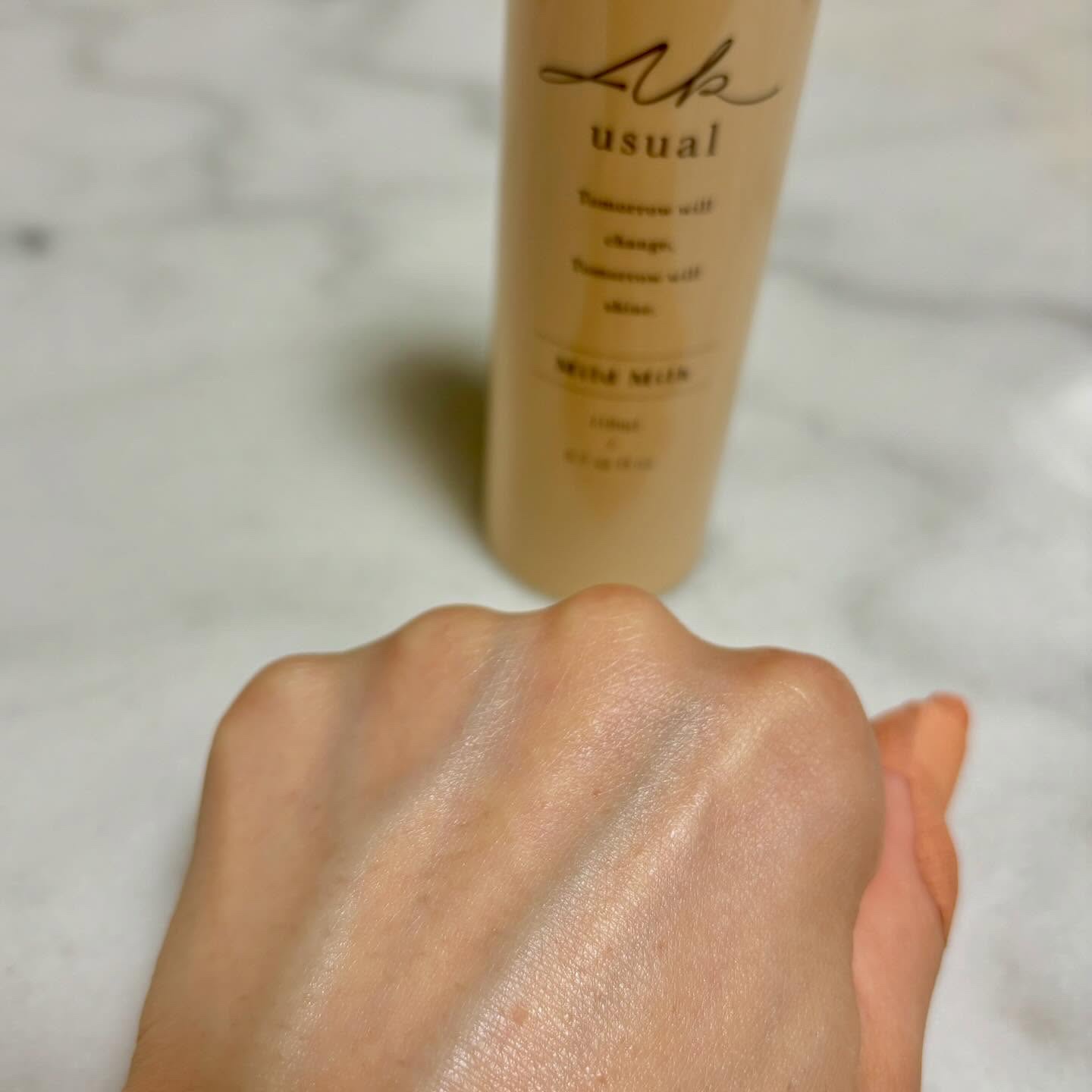 薬用ｕ ミルク/AK usual/ボディローションを使ったクチコミ（3枚目）