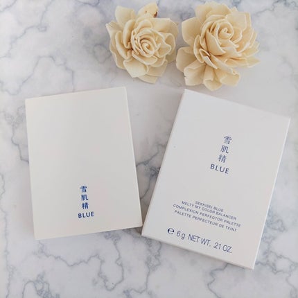 雪肌精 BLUE メルティ マイ カラー バランサー/雪肌精/パレットコンシーラーを使ったクチコミ(5枚目)