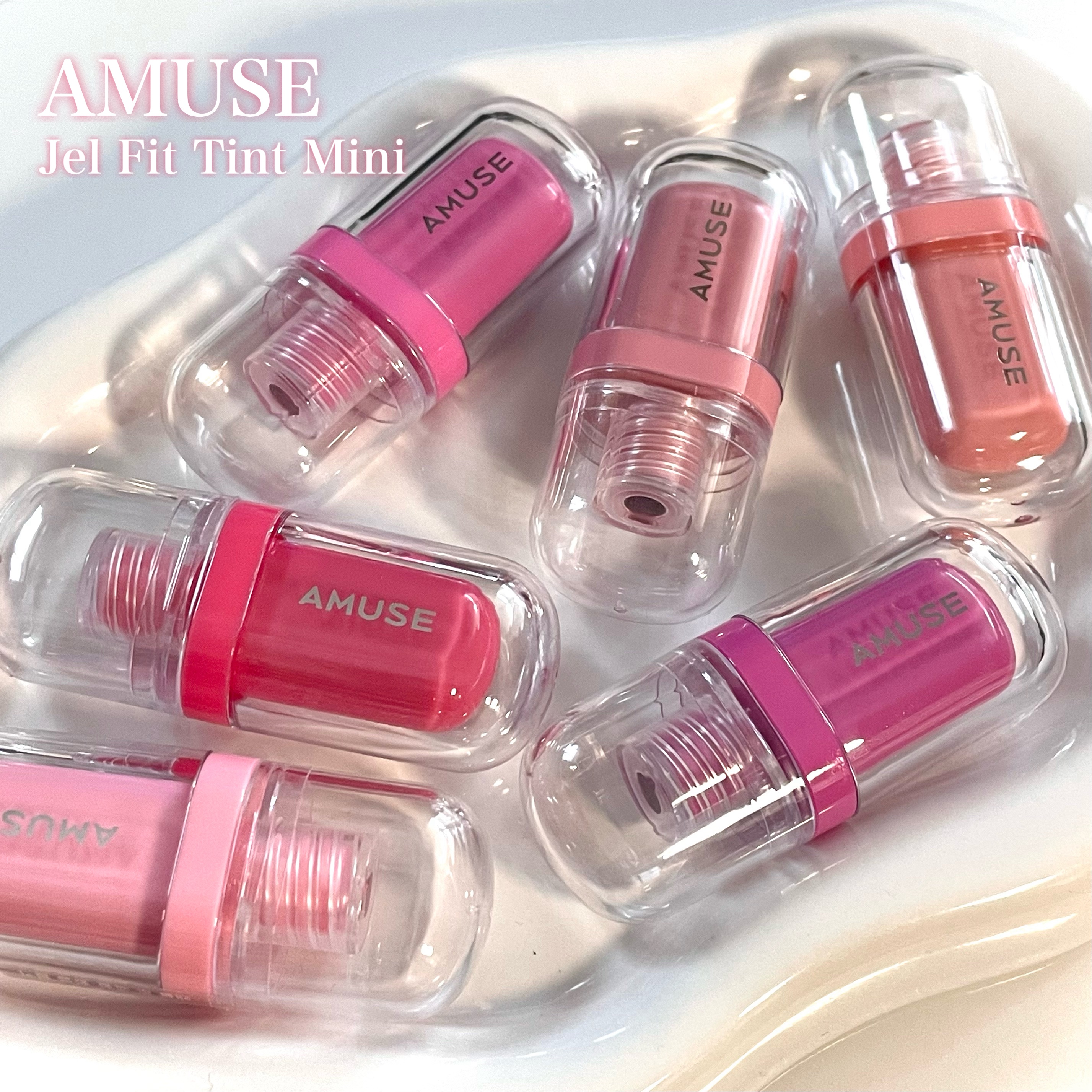 ジェルフィットティント/AMUSE/リップティントを使ったクチコミ（1枚目）