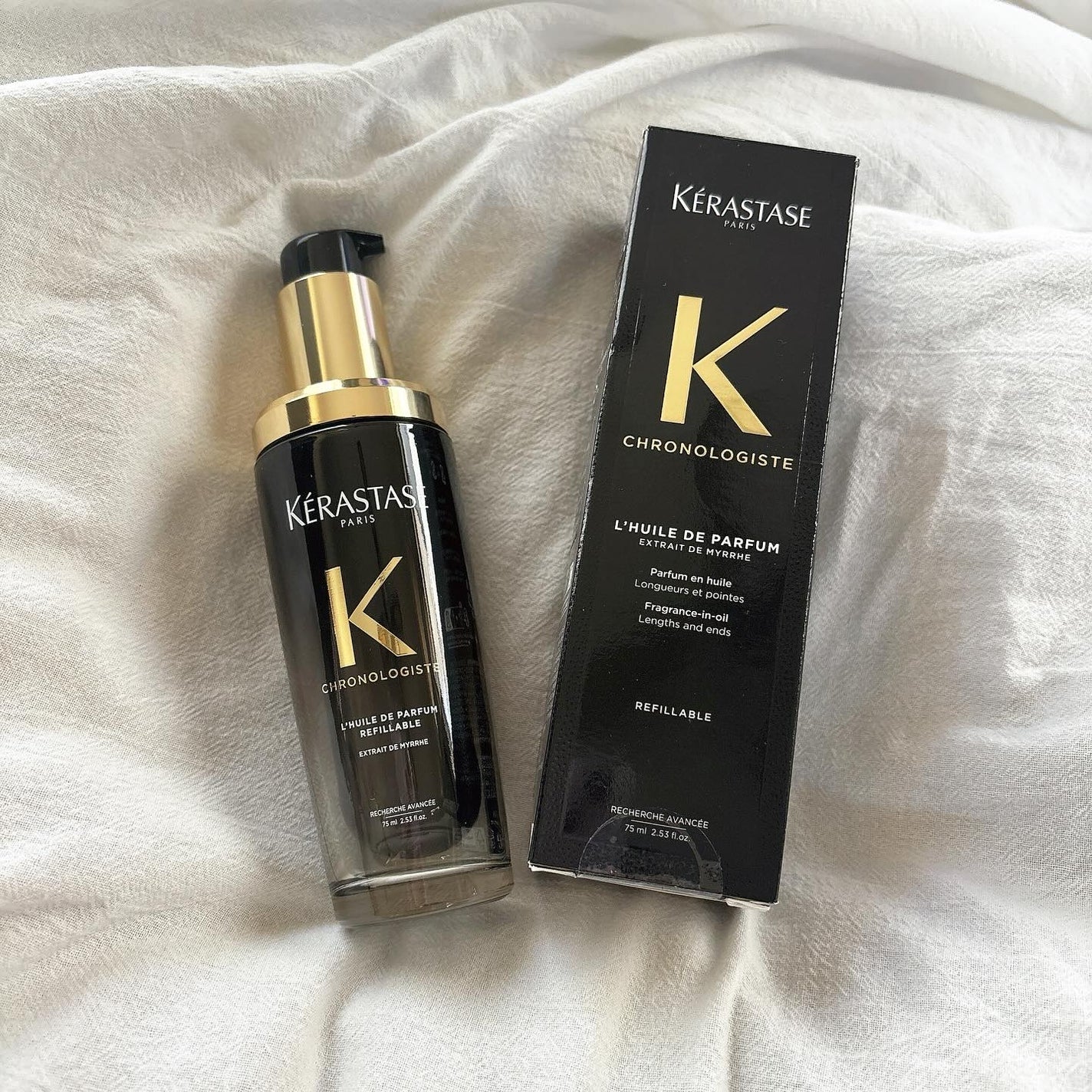 CH ユイル クロノロジスト R/ケラスターゼ/ヘアオイルを使ったクチコミ(1枚目)