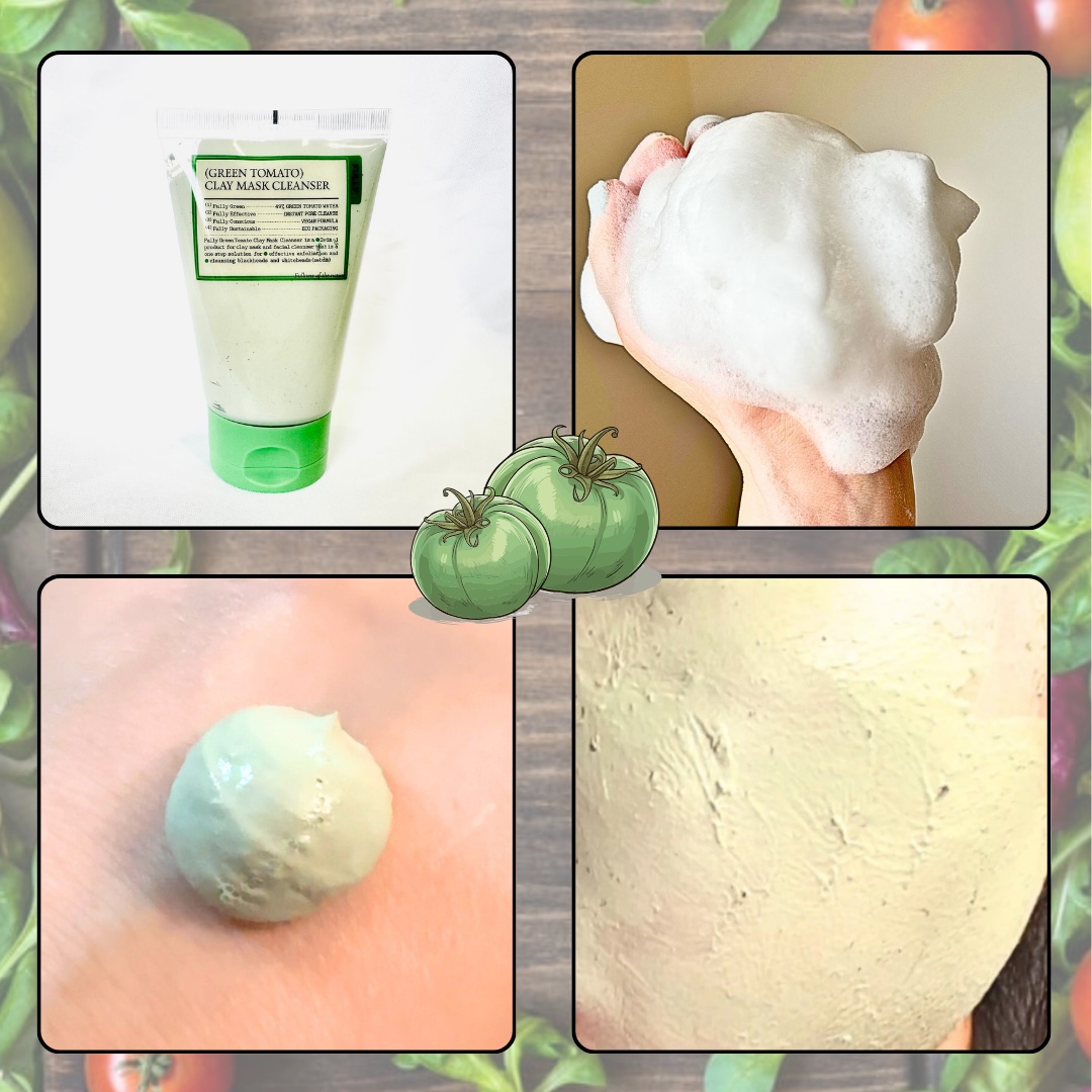 グリーントマトクレイマスククレンザー/FULLY/洗い流すパック・マスクを使ったクチコミ（2枚目）