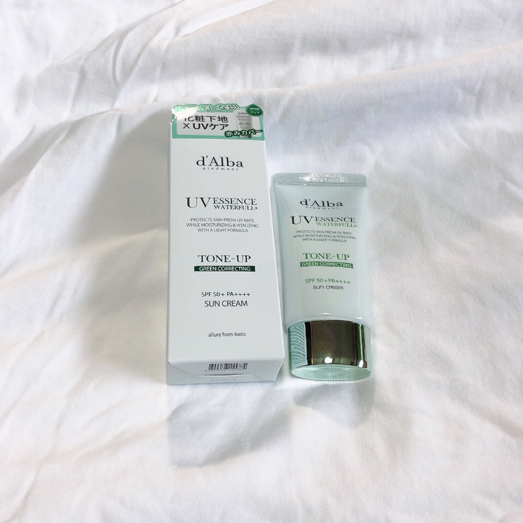 クリーンティーツリーリポソームトーンアップサンクリーム（グリーン）/ダルバ/日焼け止めクリームを使ったクチコミ（2枚目）
