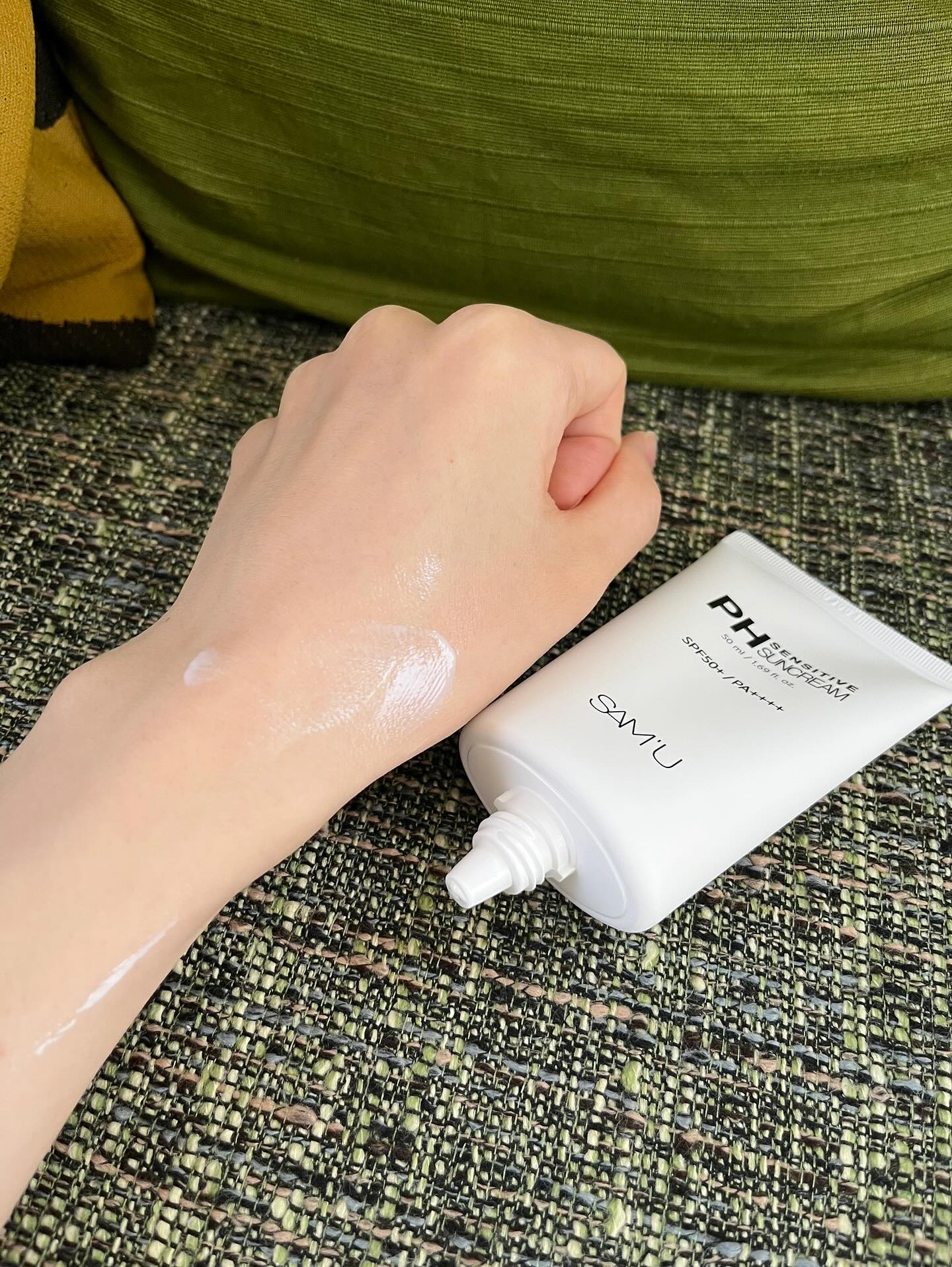 サミュ PHセンシティブサンクリーム/SAM'U/日焼け止めクリームを使ったクチコミ（3枚目）