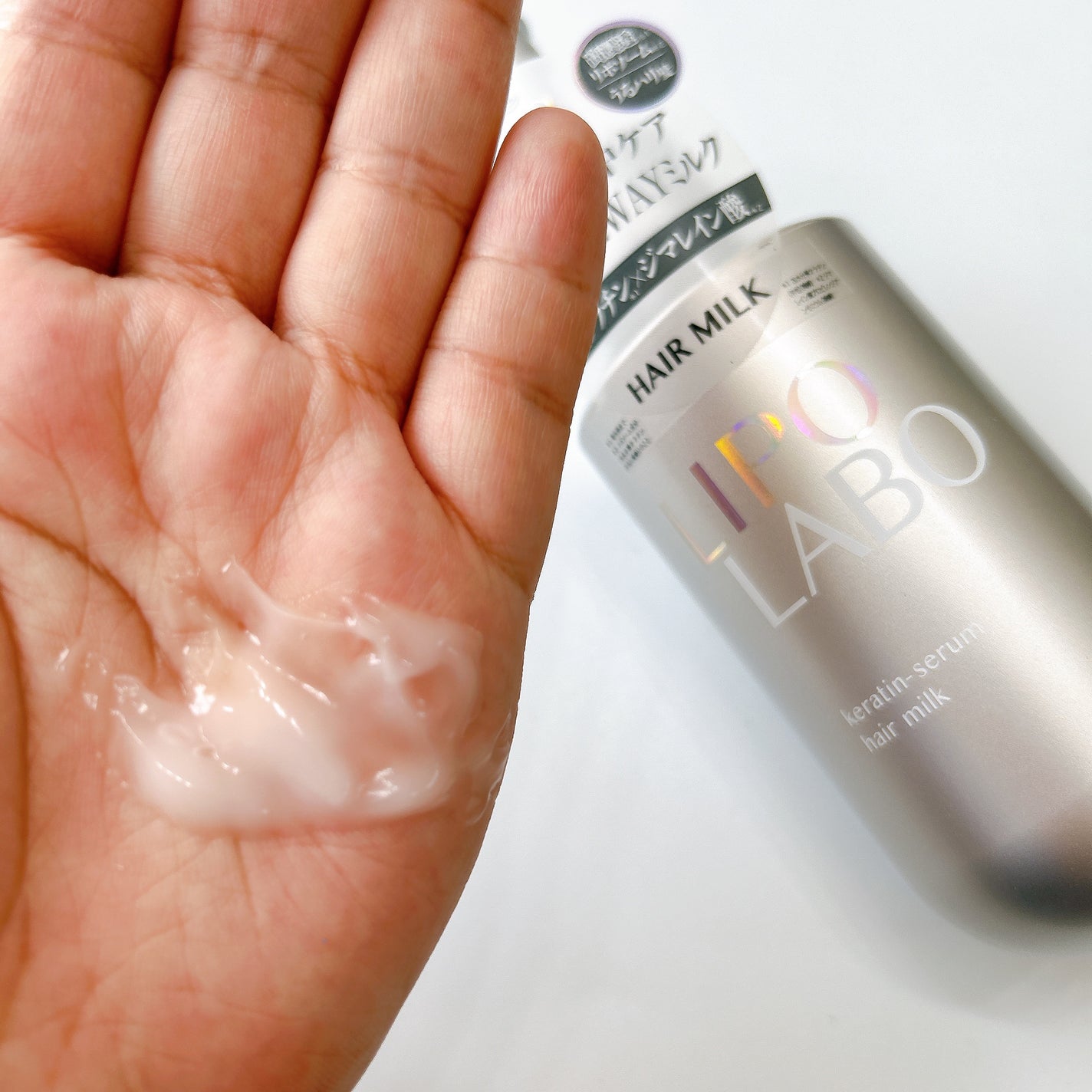 リポ ラボ ケラチンセラム ジェルモイスト シャンプー /トリートメントスリークリペア*/LIPO LABO/市販シャンプーを使ったクチコミ(5枚目)