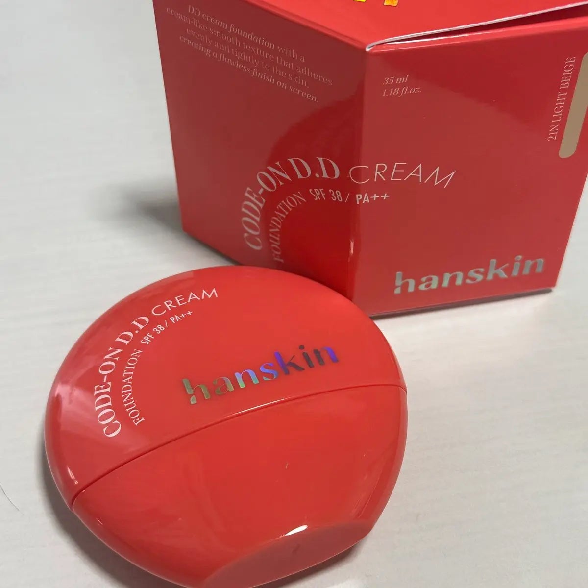 CODEON DDクリームファンデーション/ハンスキン/クリーム・エマルジョンファンデーションを使ったクチコミ(1枚目)