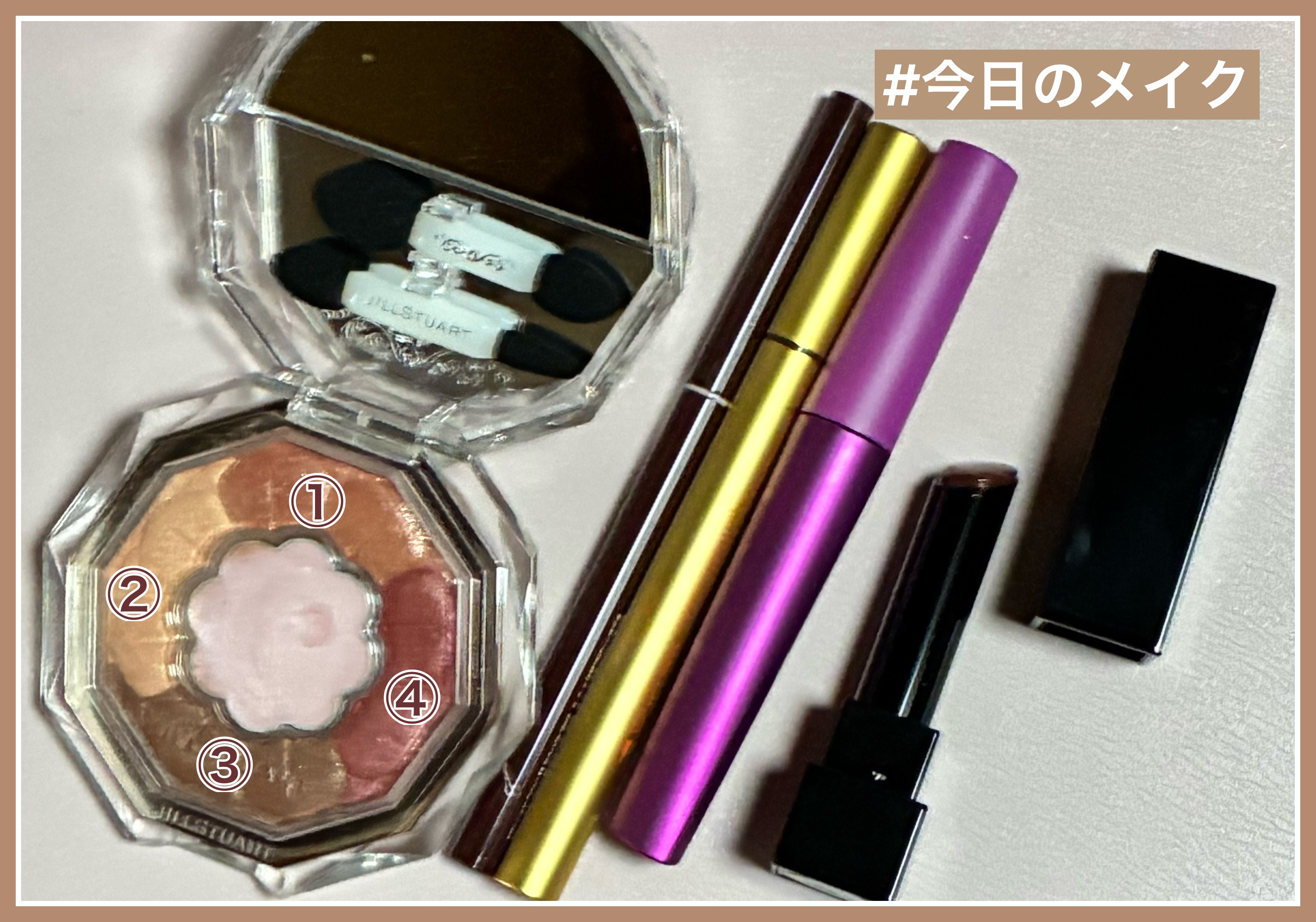 ジルスチュアート ブルームクチュール アイズ ガーランドウィズユー 30 pink marguerite dream/JILL STUART/アイシャドウパレットを使ったクチコミ（1枚目）