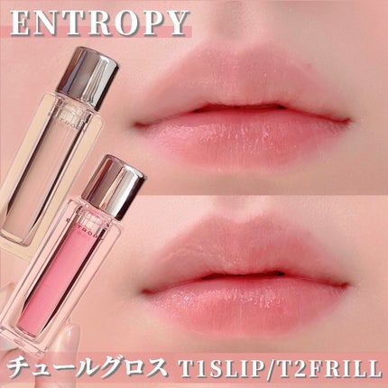 チュールグロス/ENTROPY/リップグロスを使ったクチコミ(1枚目)
