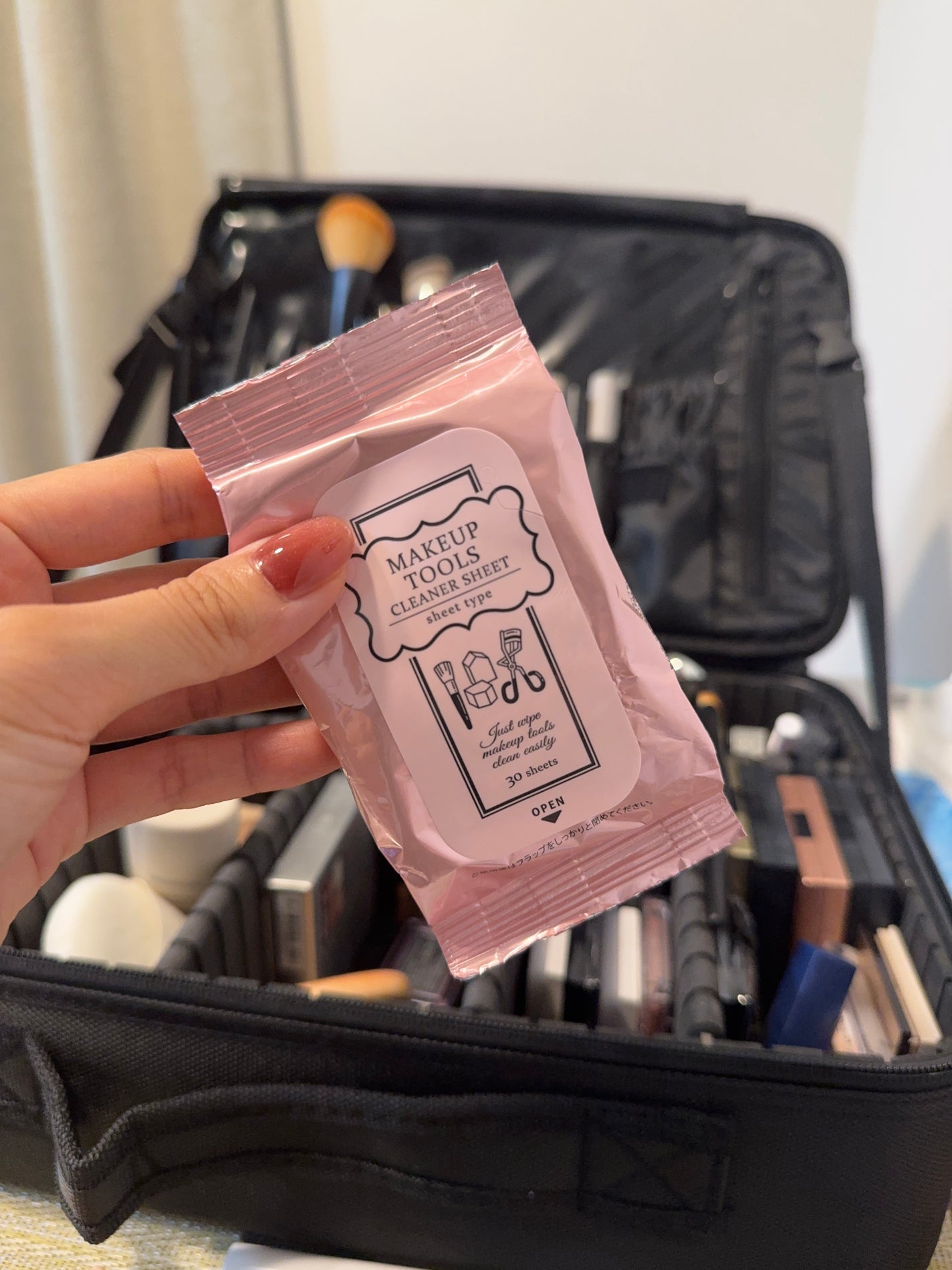 メイクツールクリーナーシート/コージー/その他化粧小物を使ったクチコミ(1枚目)