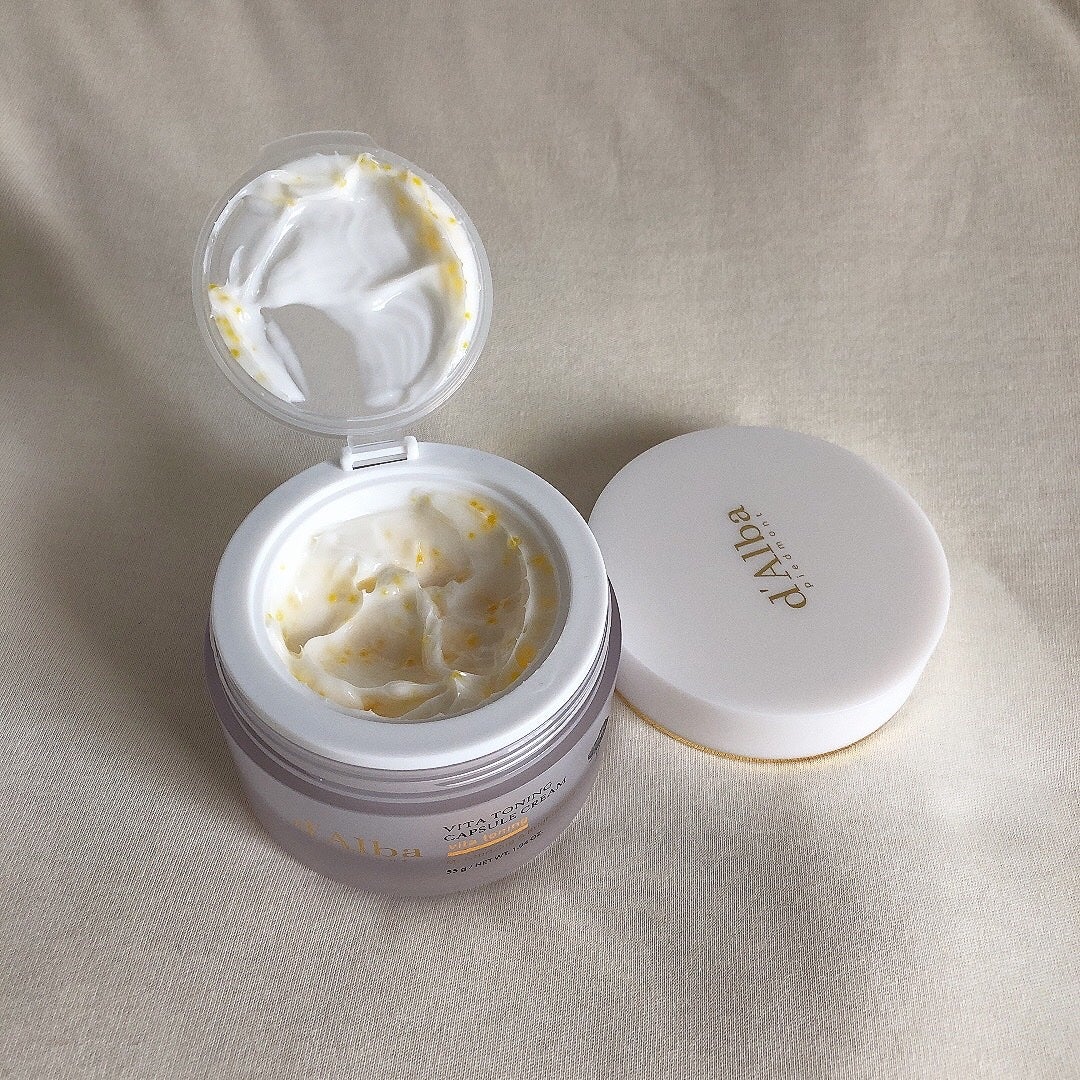 ビタトーニングカプセルクリーム/ダルバ/フェイスクリームを使ったクチコミ(3枚目)