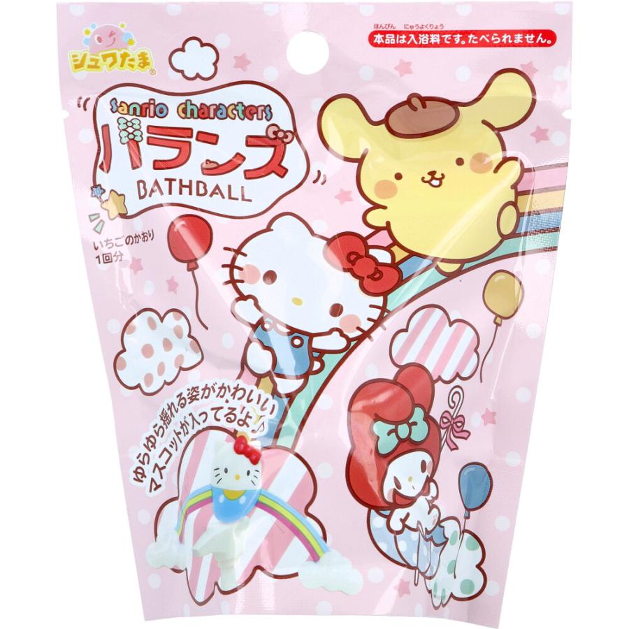 サンタン シュワたま サンリオキャラクターズ バランス バスボール いちごのかおり