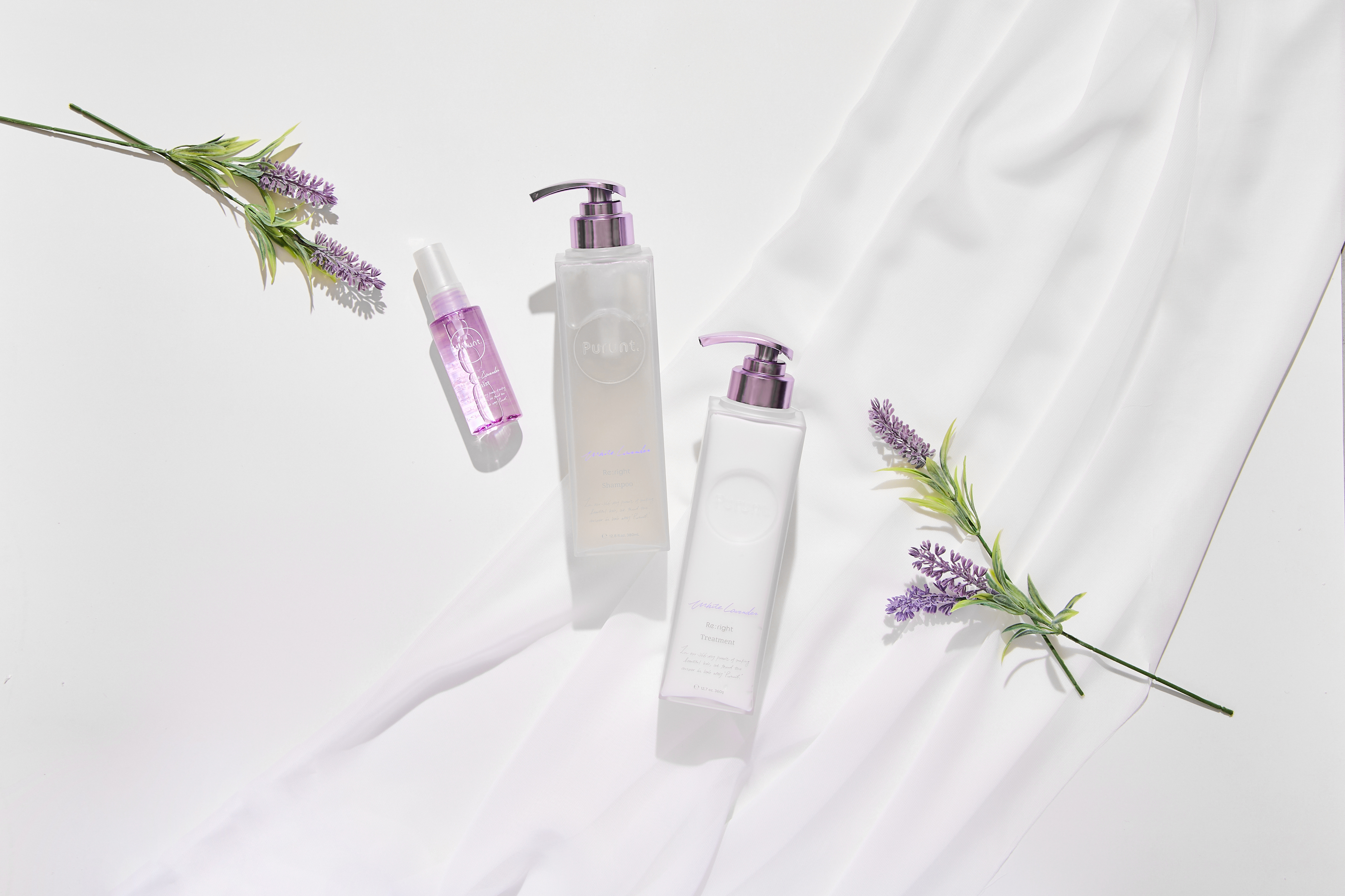 プルント　リライトペアセット　ホワイトラベンダー/Purunt./シャンプー・コンディショナーを使ったクチコミ（1枚目）