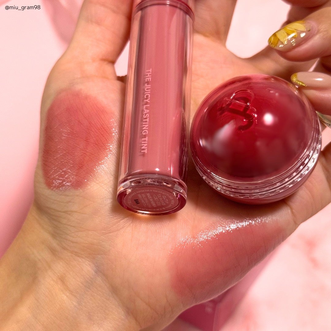 ザ ジューシーラスティングティント/rom&nd/リップティントを使ったクチコミ(7枚目)