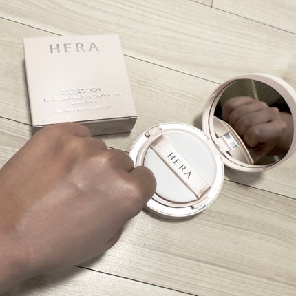 リフレクション スキン グロウ クッション ファンデーション/HERA/クッションファンデーションを使ったクチコミ(2枚目)