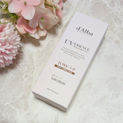 ウォータフルトーンアップサンクリーム/ダルバ/日焼け止めクリームを使ったクチコミ(1枚目)