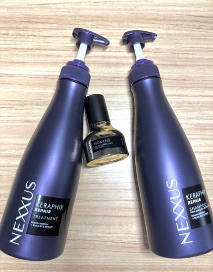 ケラフィックスリペア シャンプー・トリートメント/NEXXUS(ネクサス)/市販シャンプーを使ったクチコミ(1枚目)