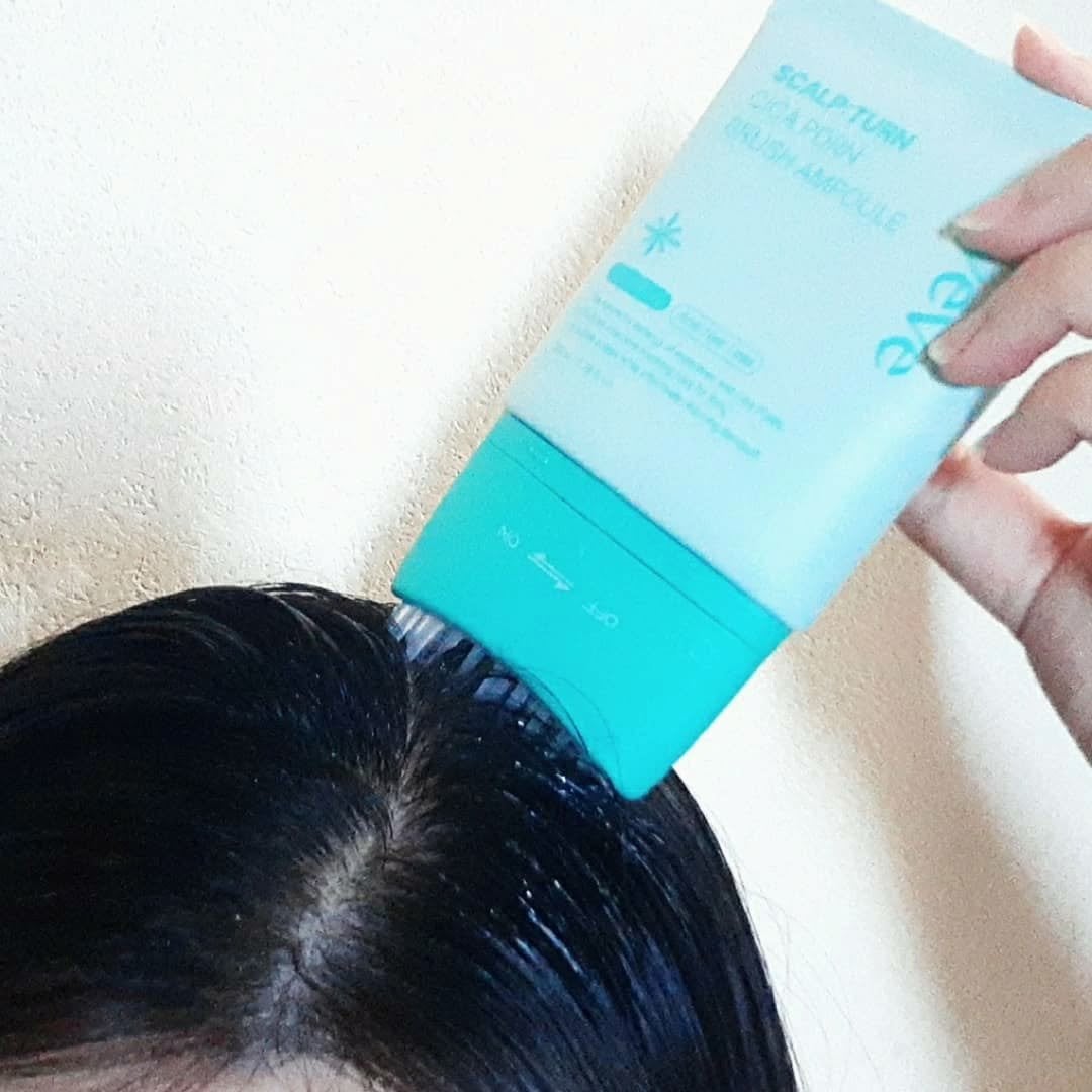 スカルプターンヘアアンプル/リリーイブ/頭皮ローションを使ったクチコミ(6枚目)