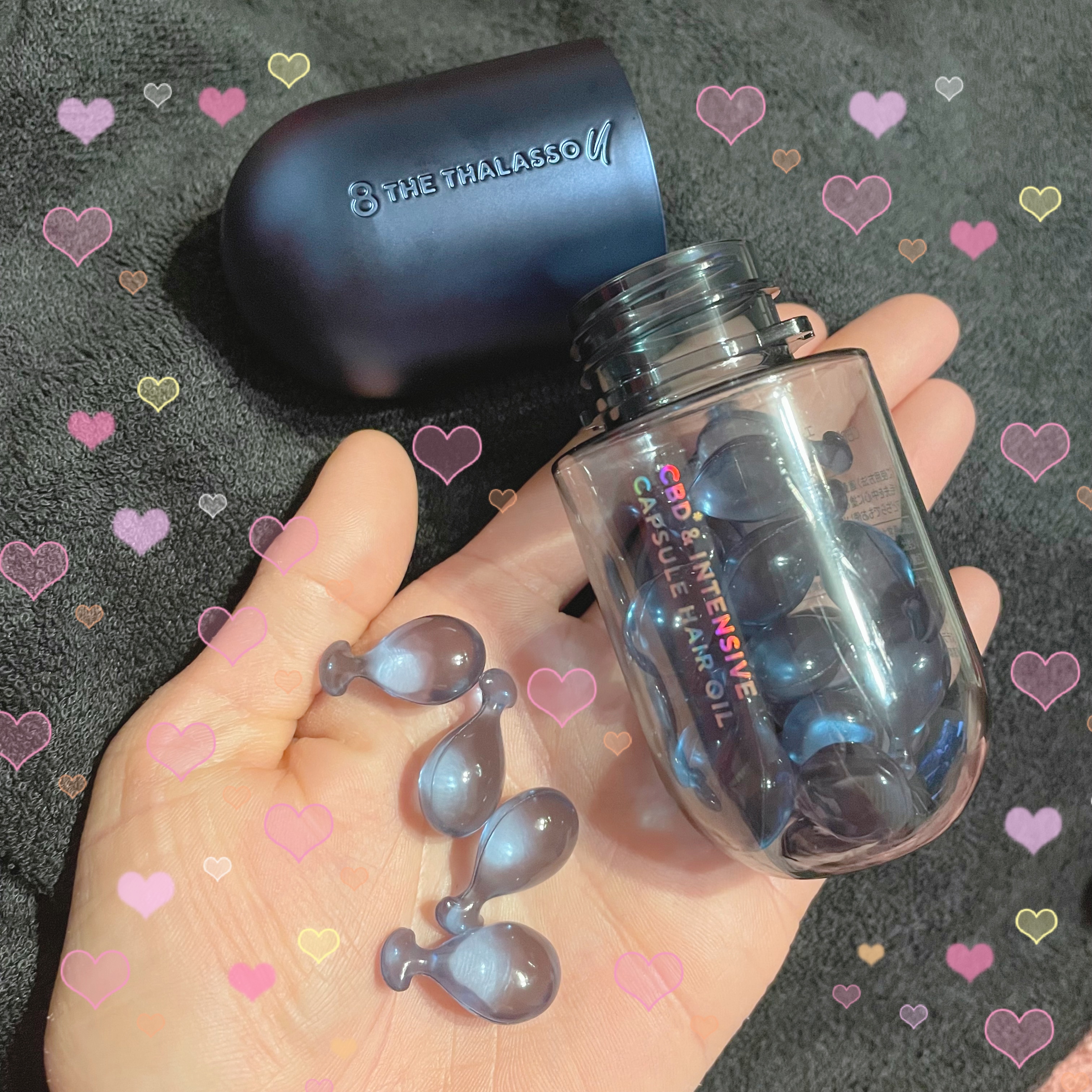 エイトザタラソ ユー CBD＆インテンシブ カプセル ヘアオイル/エイトザタラソ/ヘアオイルを使ったクチコミ（1枚目）