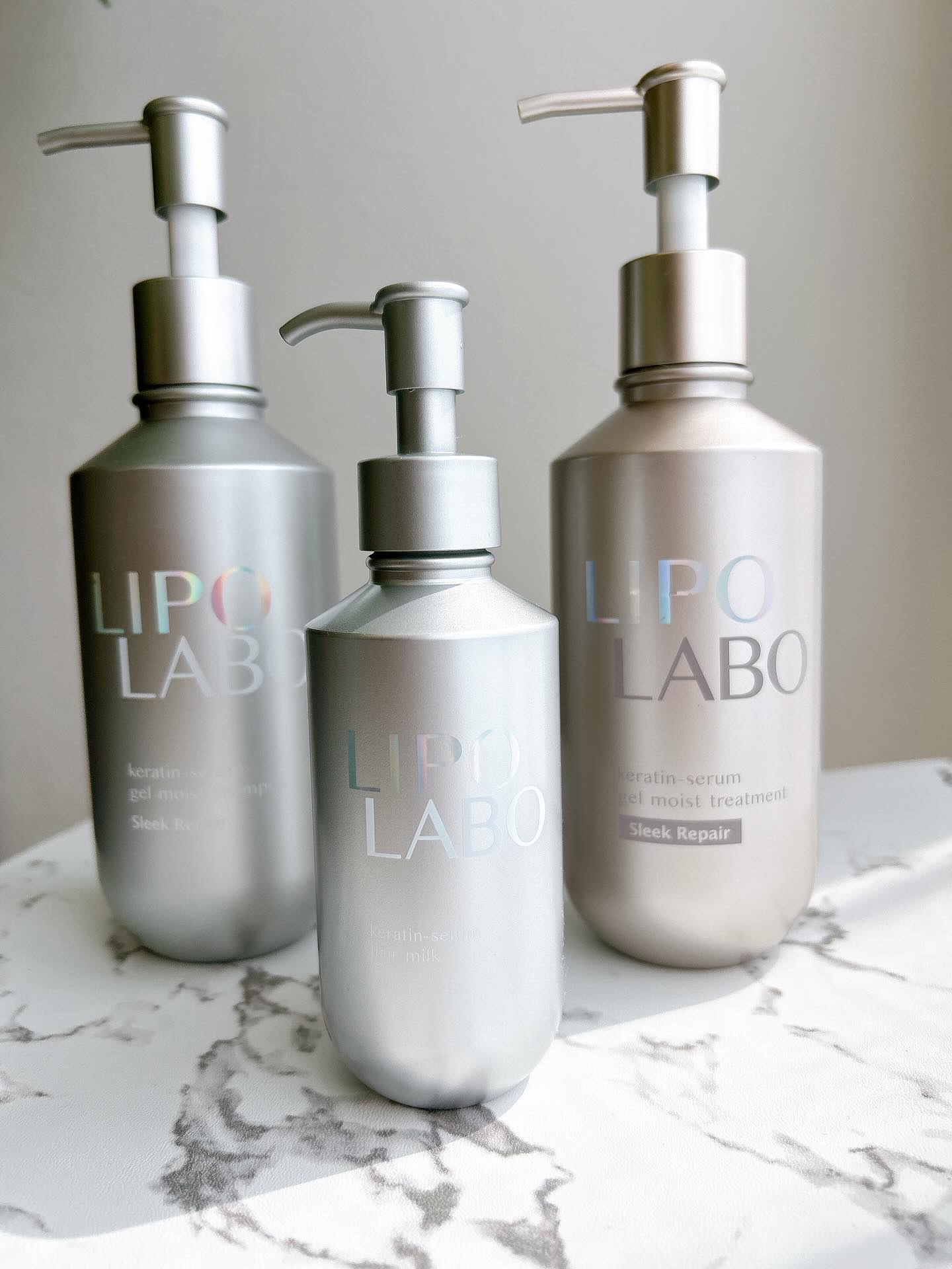 リポ ラボ ケラチンセラム ジェルモイスト シャンプー /トリートメントスリークリペア＊/LIPO　LABO/市販シャンプーを使ったクチコミ（1枚目）