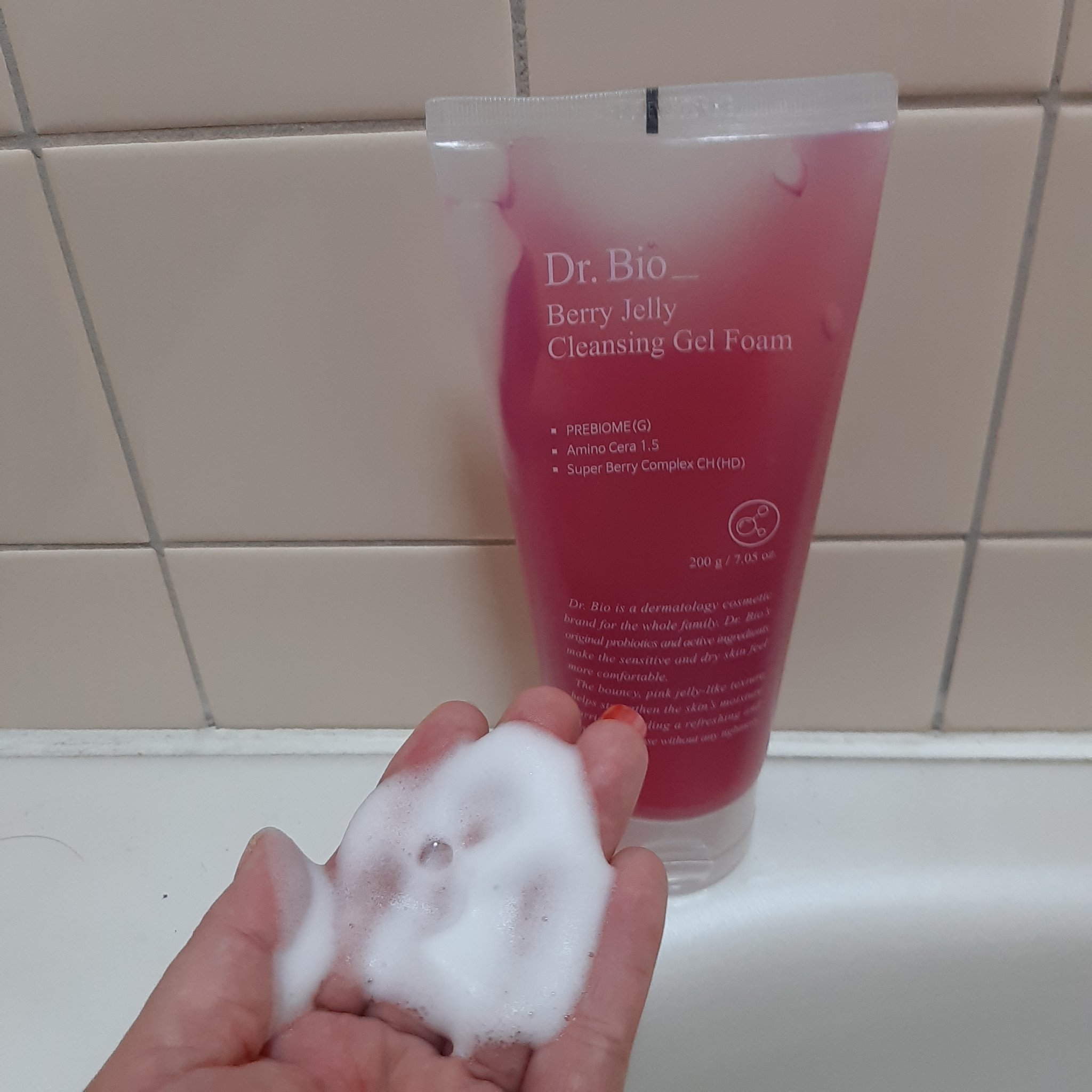 ベリーゼリークレンジングジェルフォーム/Dr.Bio/クレンジングジェルを使ったクチコミ（2枚目）
