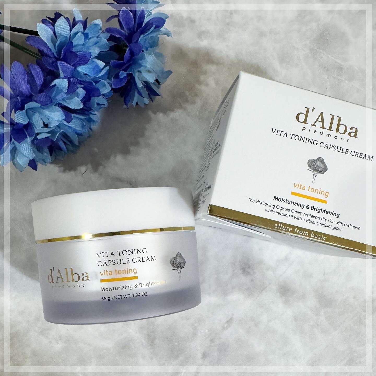 ビタトーニングカプセルクリーム/ダルバ/フェイスクリームを使ったクチコミ（1枚目）