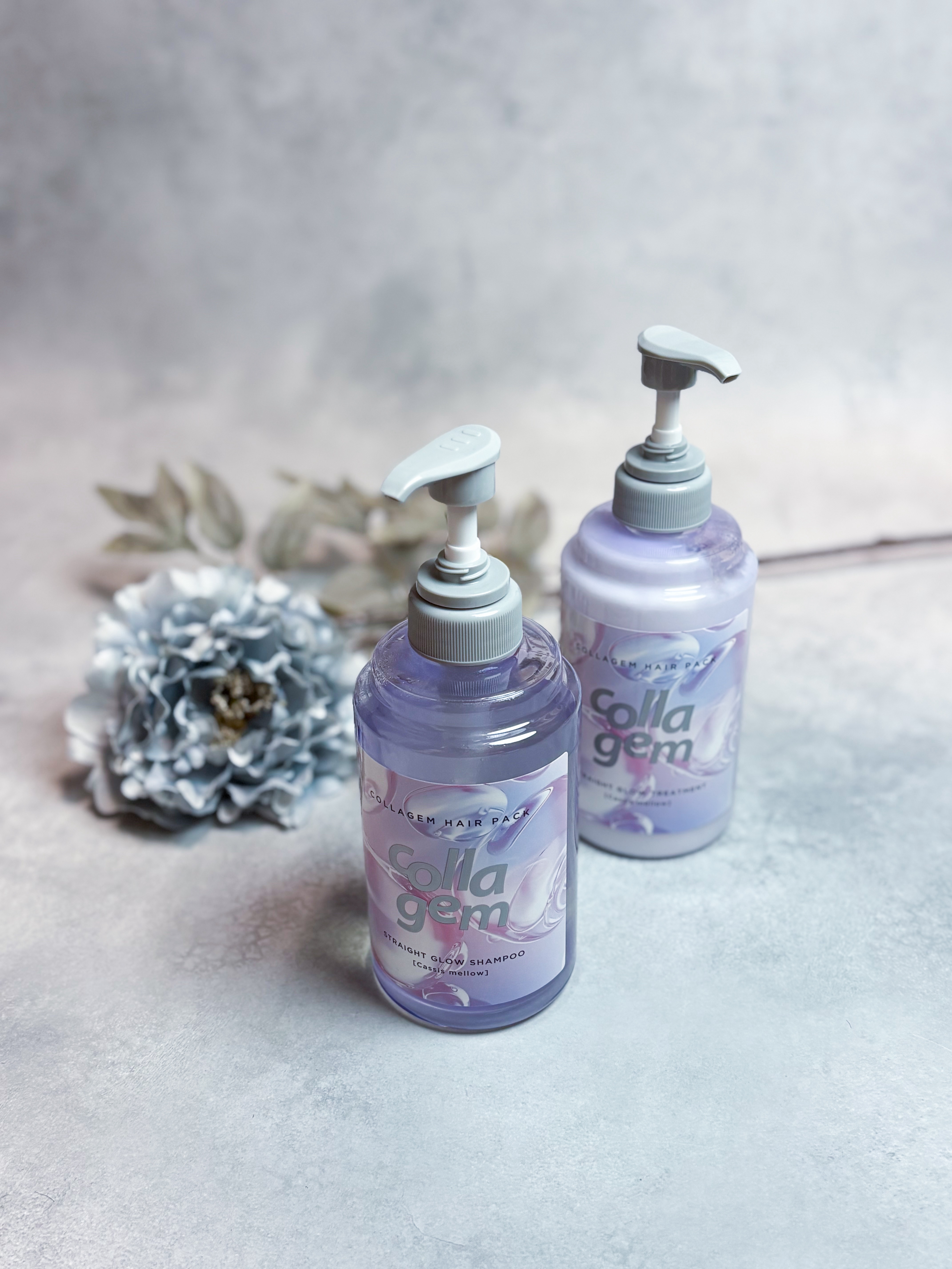 コラジェム ストレートグロウシャンプー/トリートメント トリートメント440g/collagem/市販シャンプーを使ったクチコミ（1枚目）