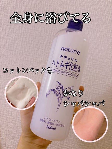 ハトムギ化粧水(ナチュリエ スキンコンディショナー R )/ナチュリエ/化粧水を使ったクチコミ(1枚目)