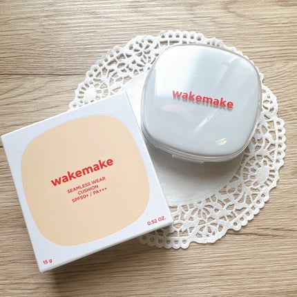 シームレスウェアクッション/wakemake/クッションファンデーションを使ったクチコミ(2枚目)