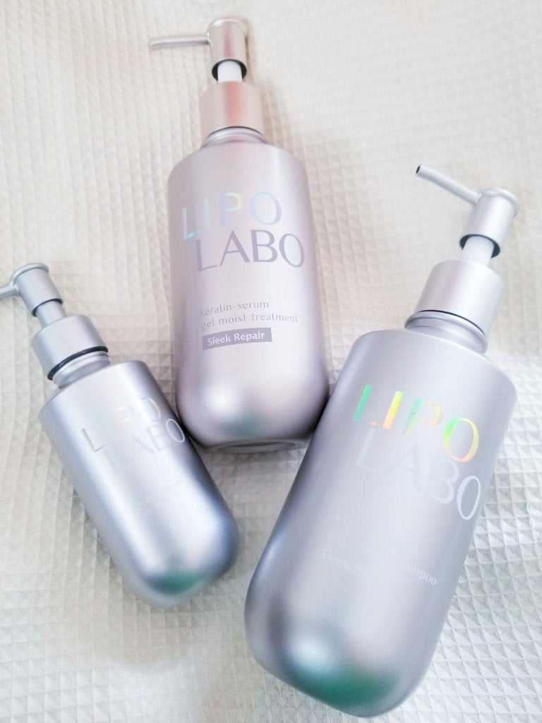 リポ ラボ ケラチンセラム ジェルモイスト シャンプー /トリートメントスリークリペア*/LIPO LABO/市販シャンプーを使ったクチコミ(1枚目)