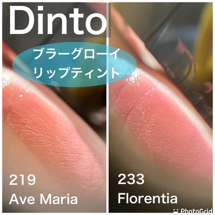 ブラーグロイリップティント/Dinto/リップティントを使ったクチコミ(1枚目)