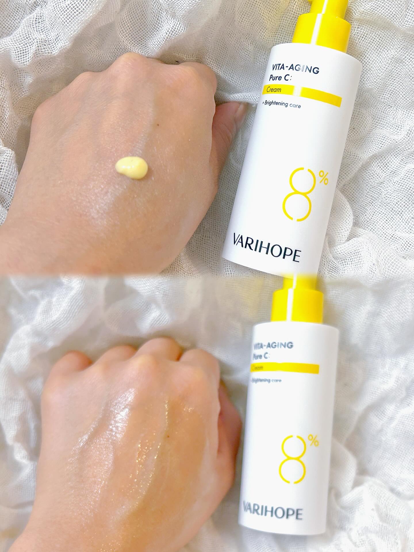 ８デイズピュアビタミンCアンプル/VARI:HOPE/美容液を使ったクチコミ（2枚目）