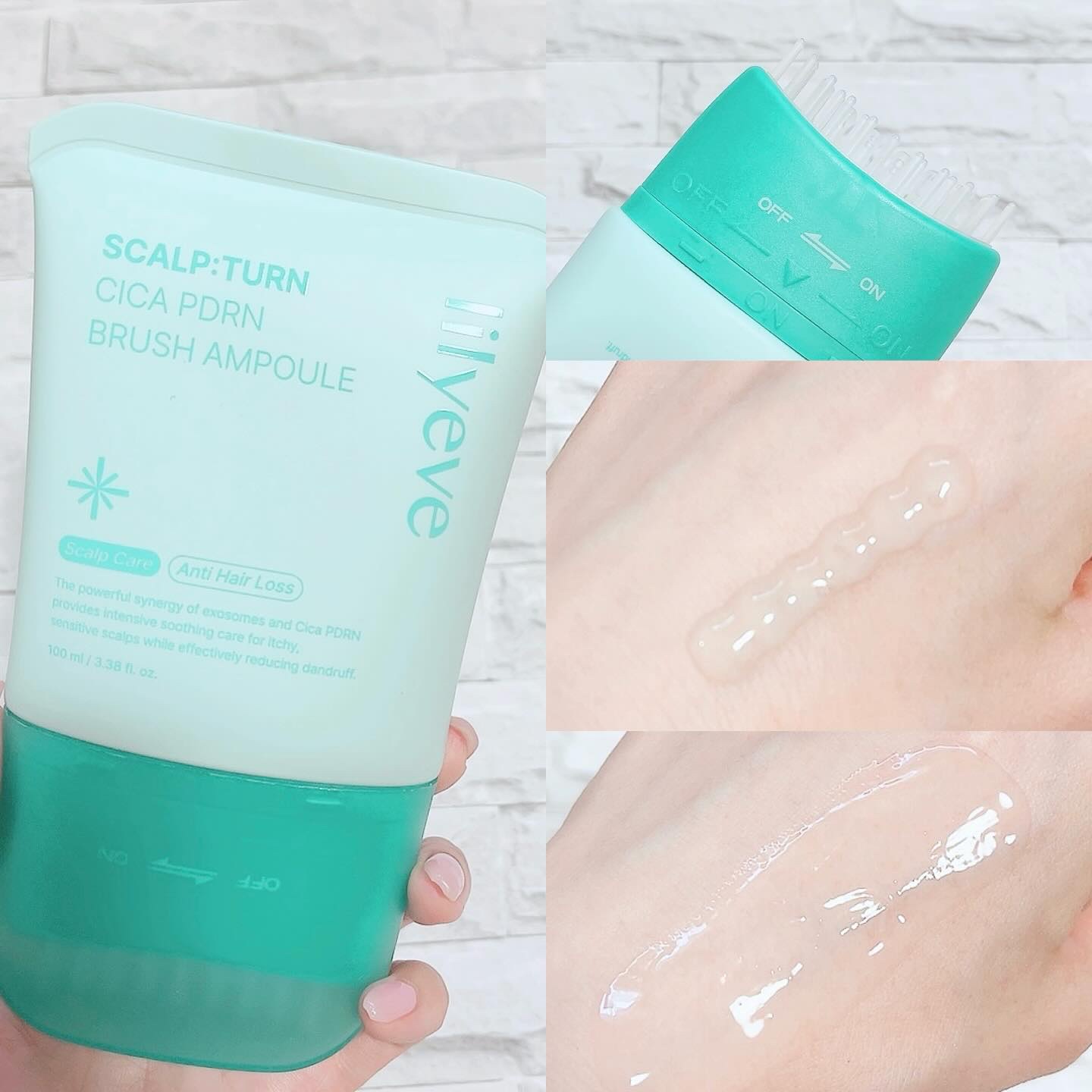 スカルプターンヘアアンプル/リリーイブ/頭皮ローションを使ったクチコミ（2枚目）