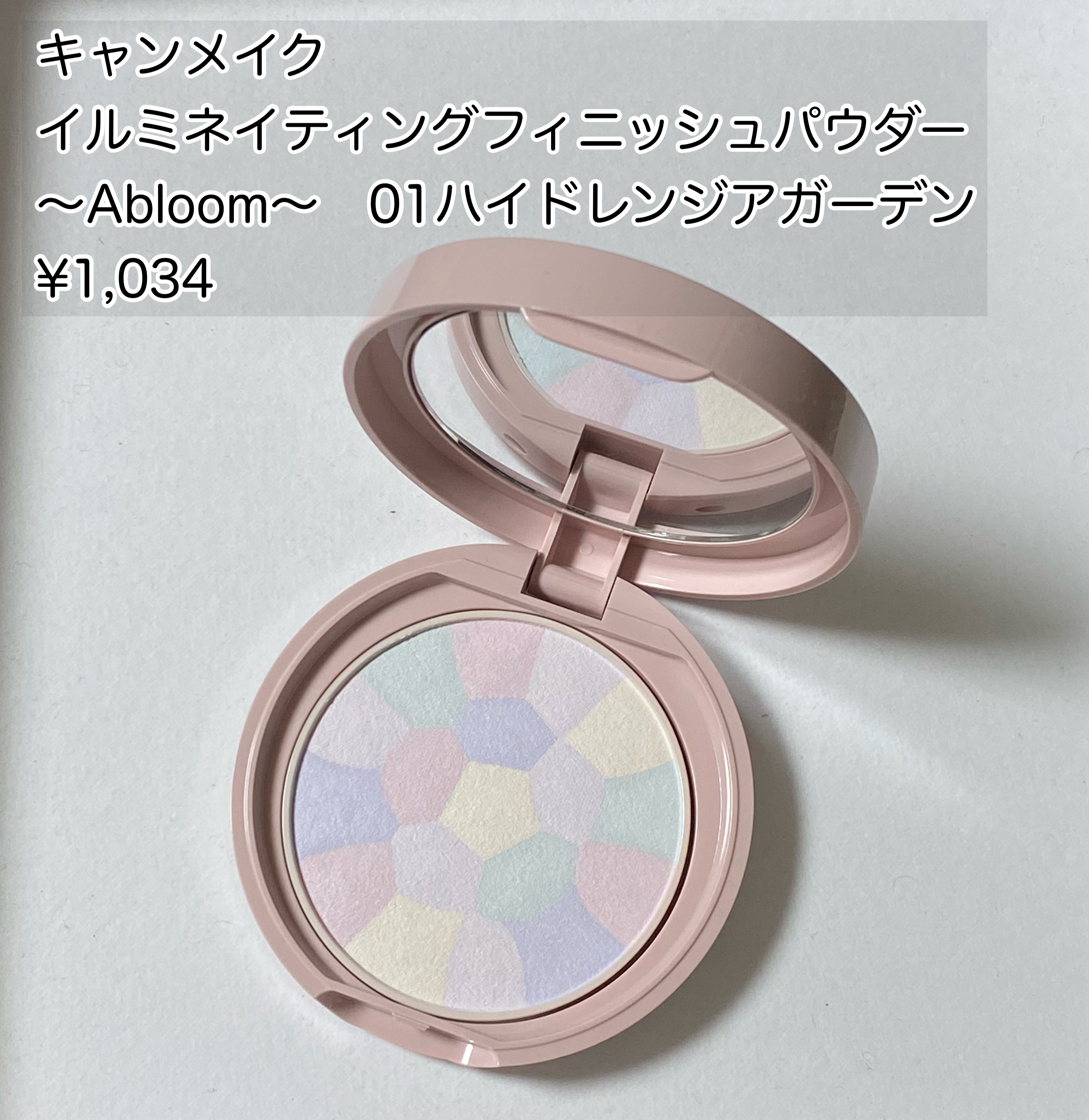 イルミネイティングフィニッシュパウダー　～Abloom～/キャンメイク/プレストパウダーを使ったクチコミ（1枚目）