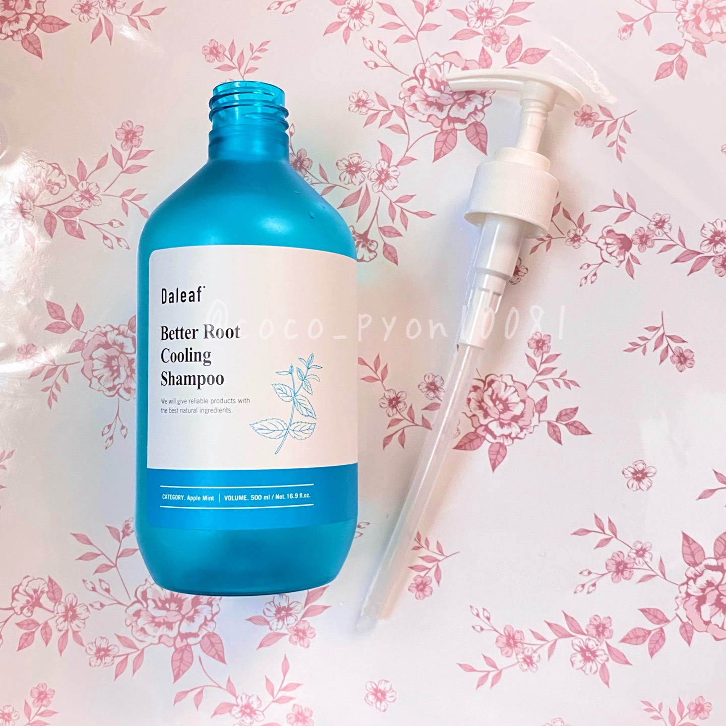 Daleaf ベタールートクーリングシャンプーのクチコミ「#使い切りスキンケア  夏に🏝️✨ミントな爽快感！いつかのメガ割で安くまとめて買ってたダリーフ.....」（2枚目）