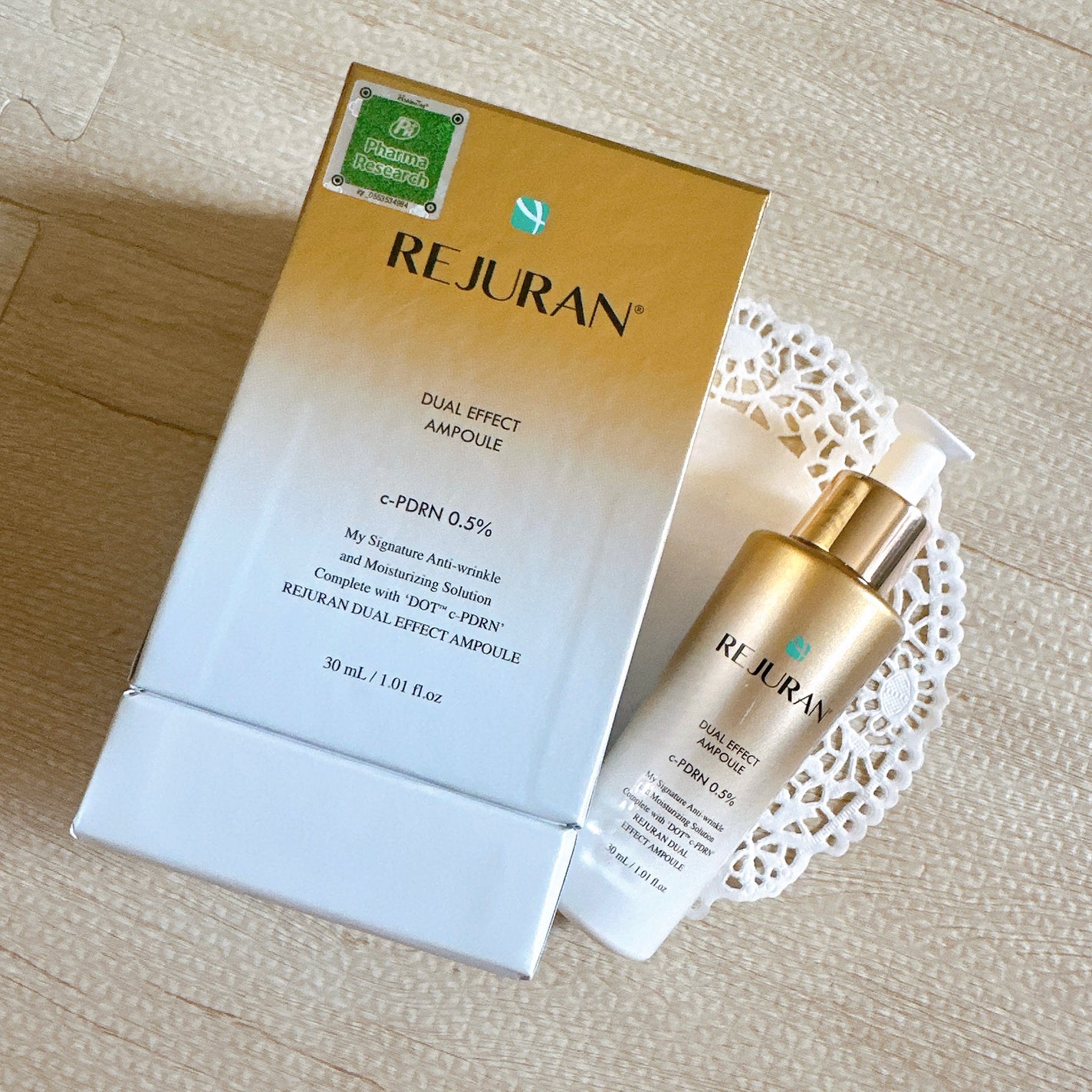 REJURAN ãã¥ã¢ã«ãšãã§ã¯ãã¢ã³ãã« 30ml/REJURAN COSMETICS/çŸå®¹æ¶²ã䜿ã£ãã¯ãã³ãïŒ2æç®ïŒ