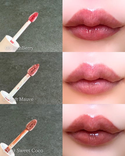 トーン ペタル ブルーミング グロス/to/one/リップグロスを使ったクチコミ(7枚目)