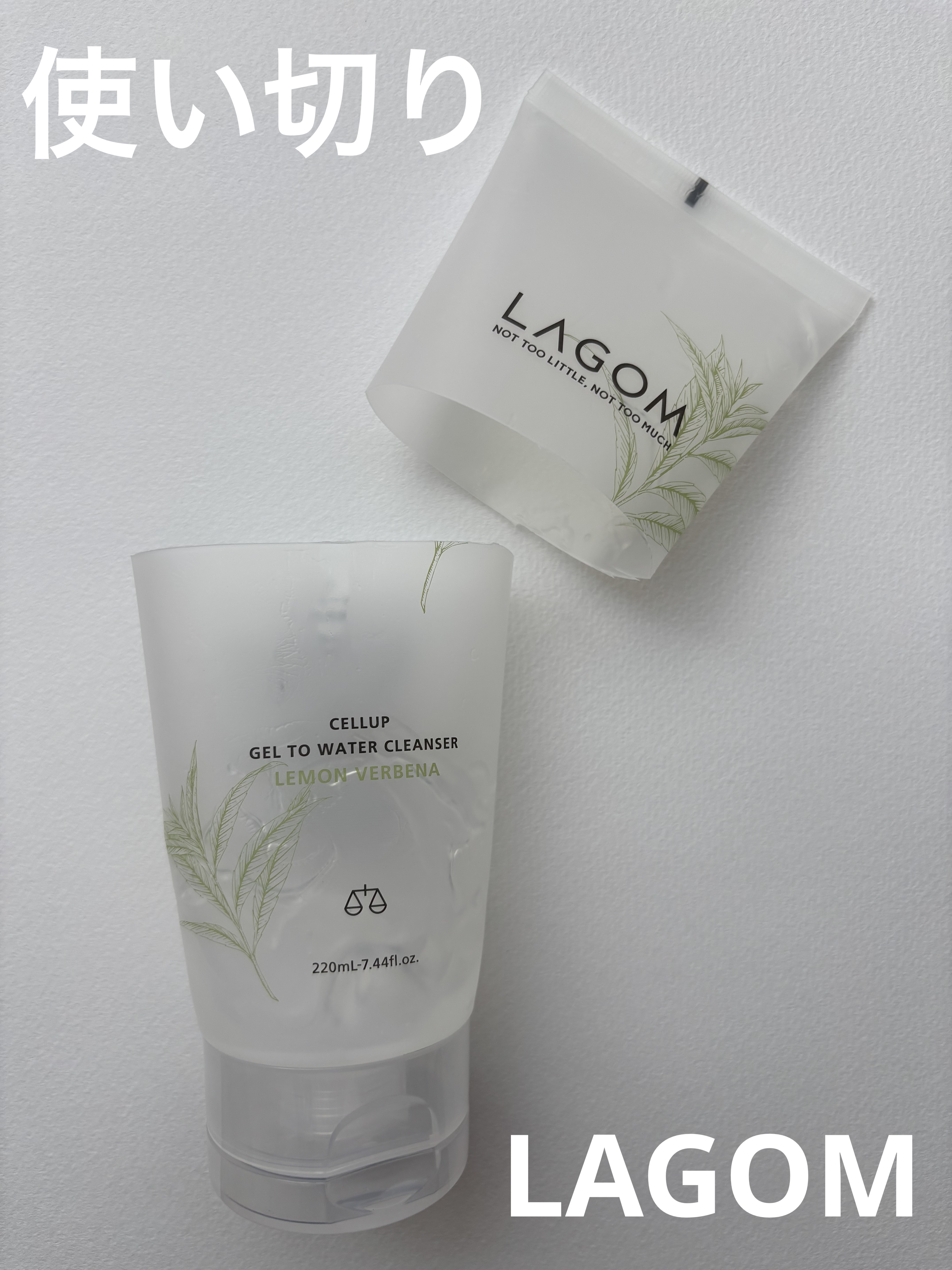 ラゴム ジェルトゥウォーター クレンザー(LV)(朝用洗顔)/LAGOM /その他洗顔料を使ったクチコミ（1枚目）