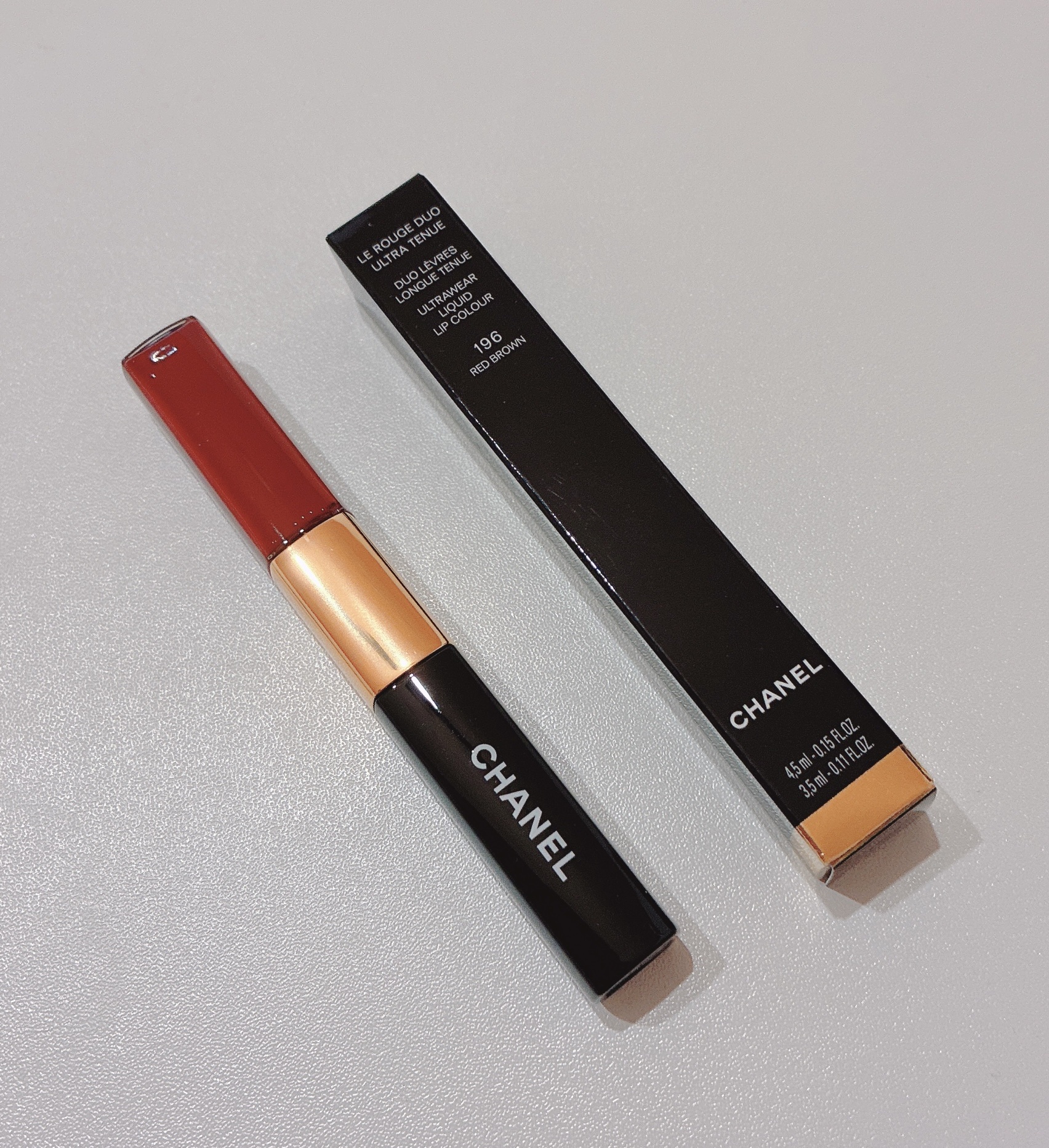 CHANEL ル ルージュ デュオ ウルトラ トゥニュ 196 レッド　ブラウン 楽天市場】【P3倍】【40 43 48 57 69 174 196 在庫あり