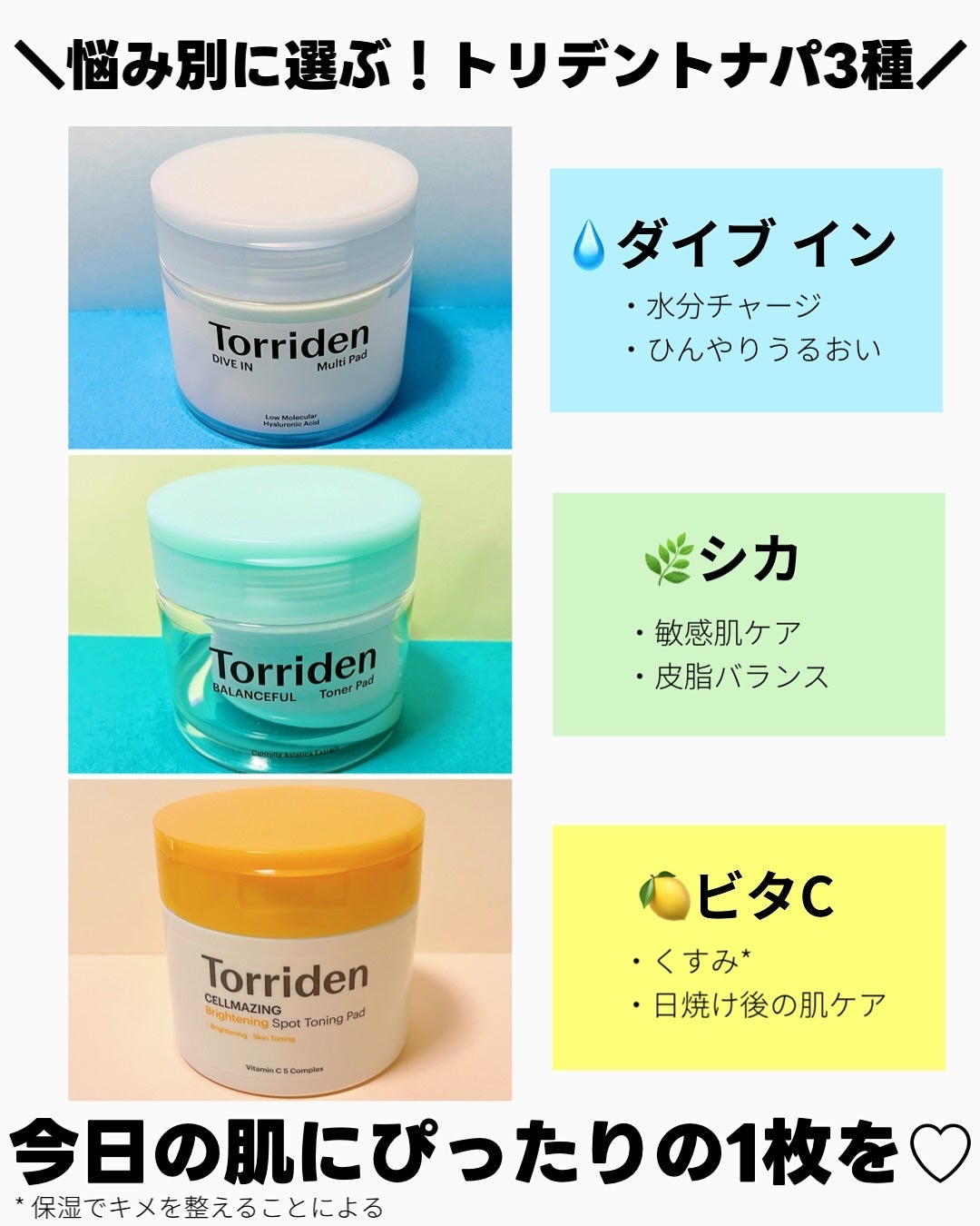 ダイブイン マルチパッド/Torriden/トナーパッドを使ったクチコミ(5枚目)