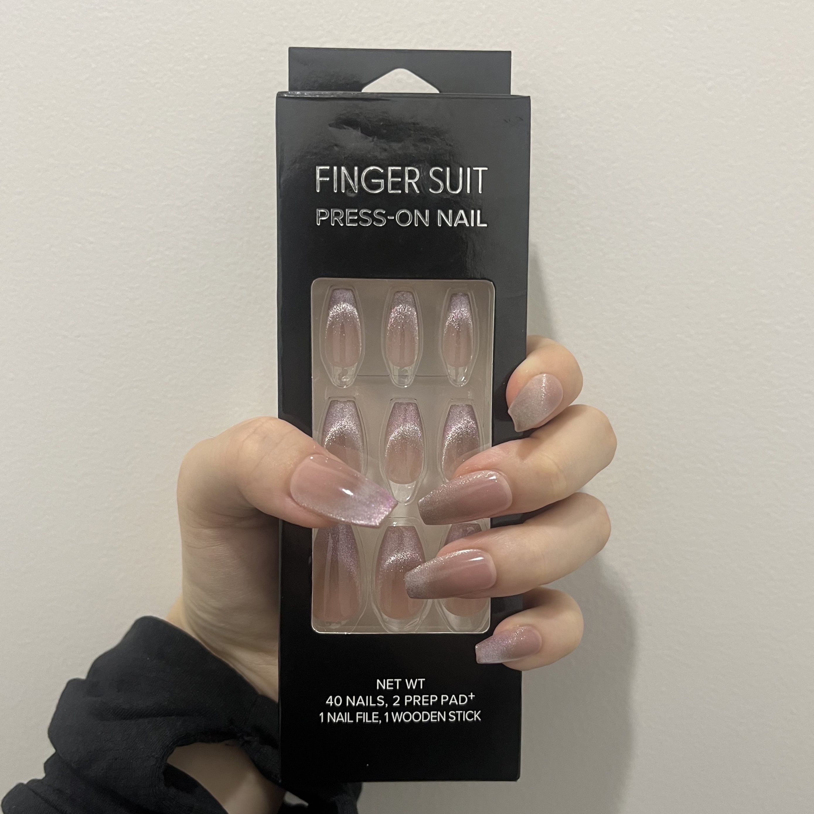 ネイルチップ(シールタイプ) Veil/FINGER SUIT/ネイルチップ・パーツを使ったクチコミ（1枚目）