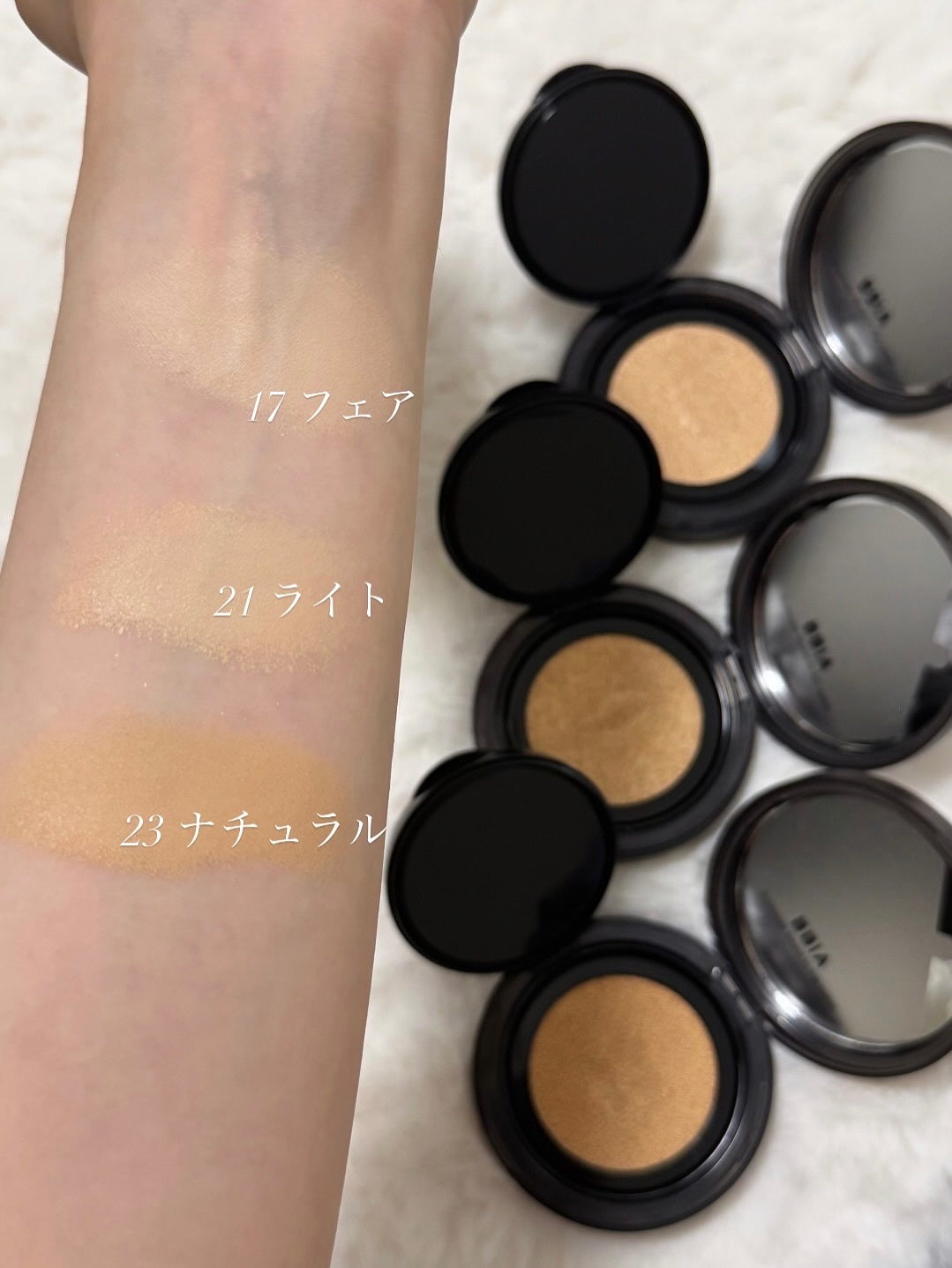 オーマットクッション/BBIA/クッションファンデーションを使ったクチコミ（2枚目）