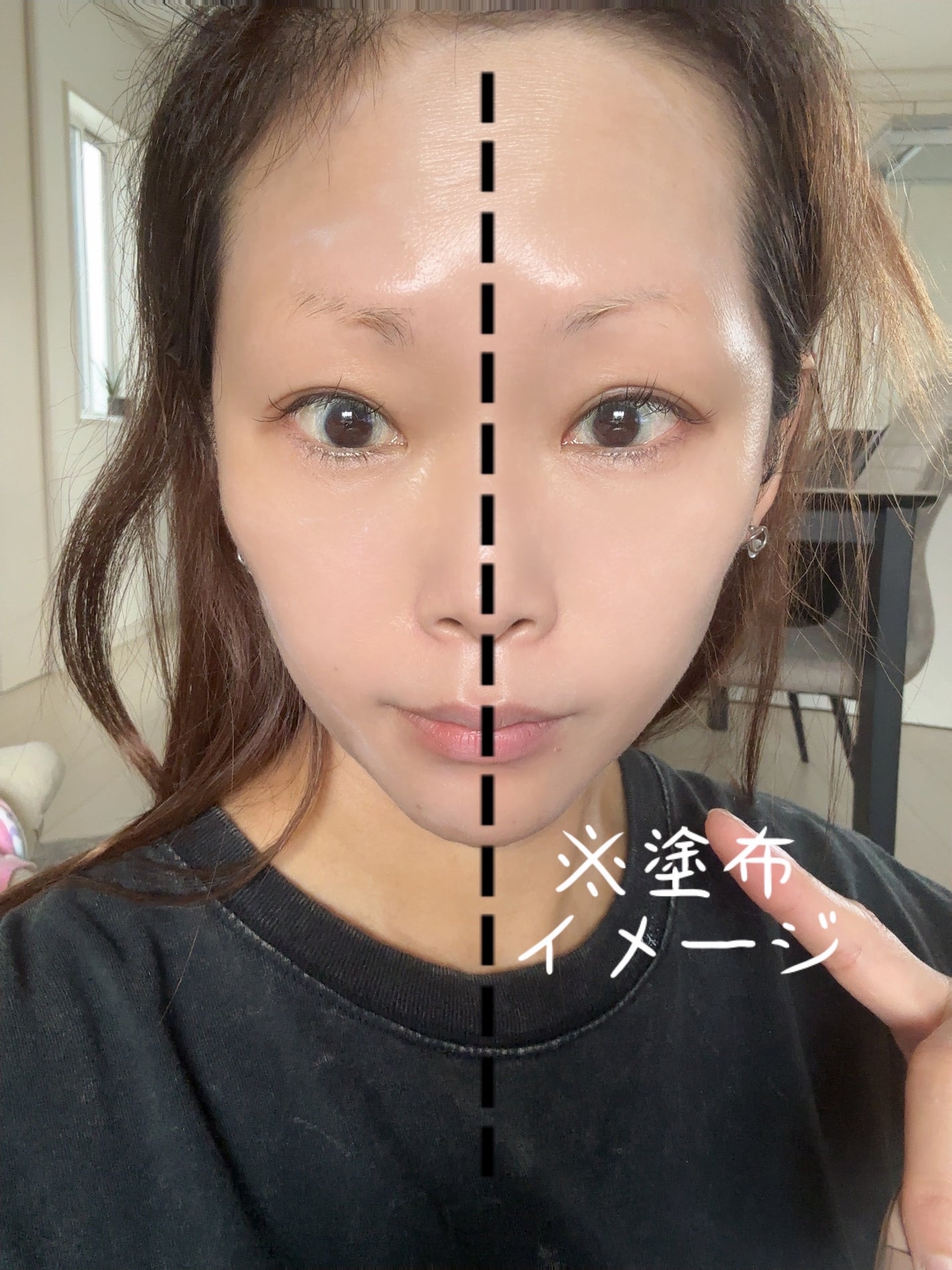 ααスクリーンファンデ/くれえる/リキッドファンデーションを使ったクチコミ(2枚目)