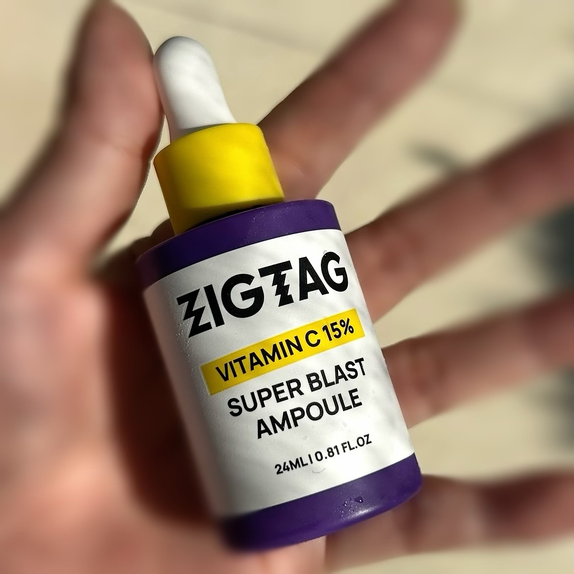 ビタミンC15%スーパーブラストアンプル/ZIGTAG/美容液を使ったクチコミ（1枚目）