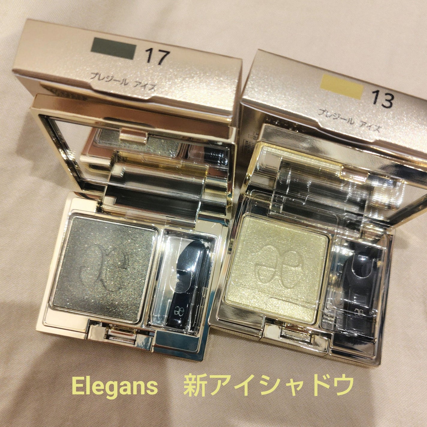 エレガンス プレジール アイズ/Elégance/単色アイシャドウを使ったクチコミ(1枚目)